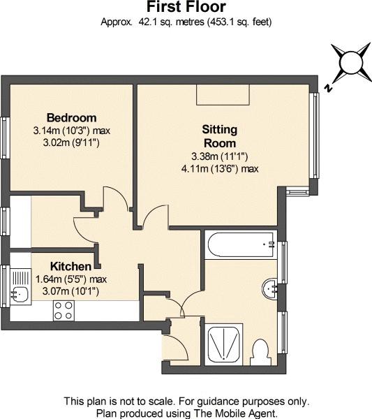 1 Bedrooms Maisonette to rent in Elmfield Avenue, Cheltenham GL51