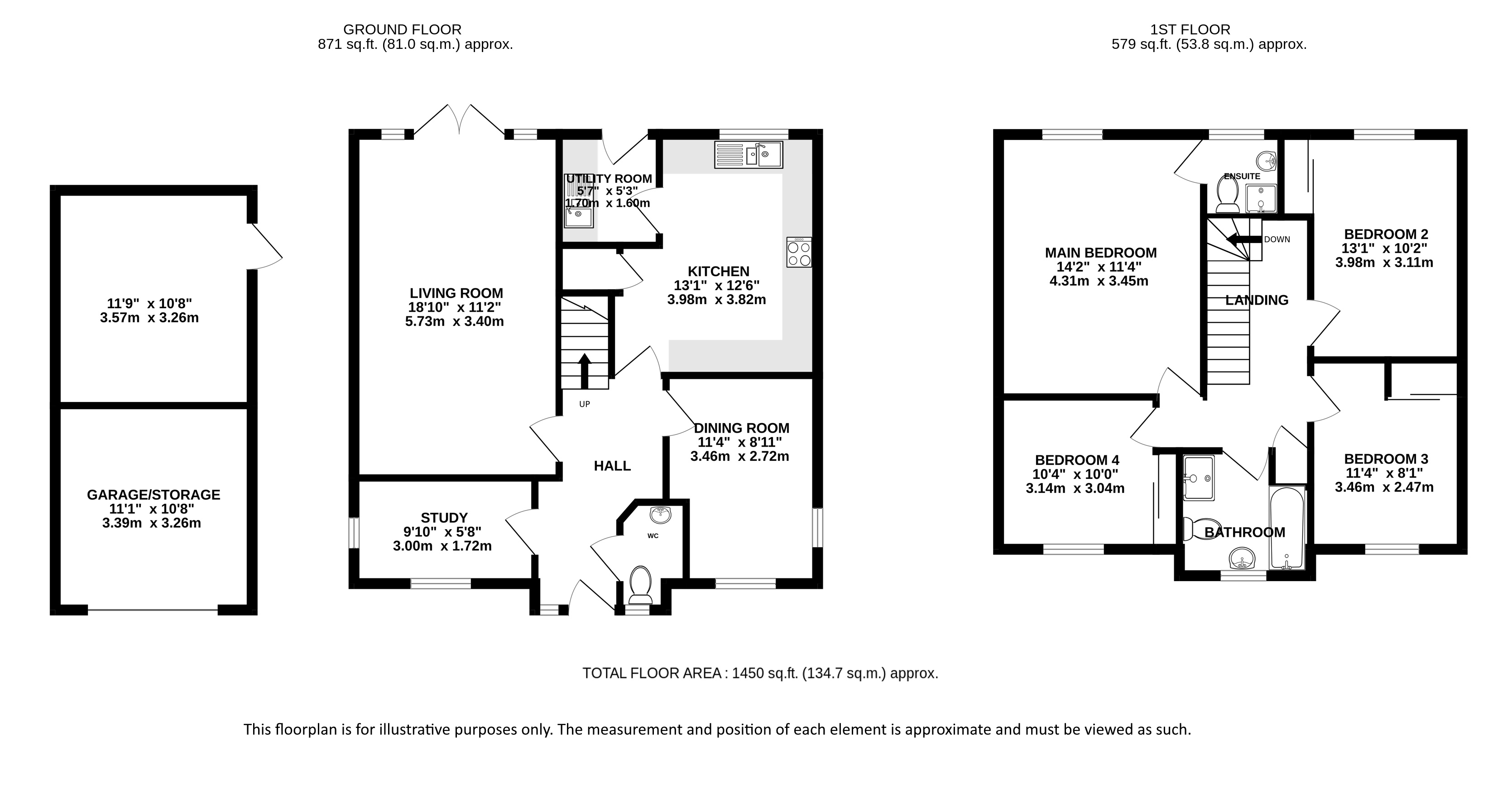 21, Bell Farm Close, Dunstable floorplan