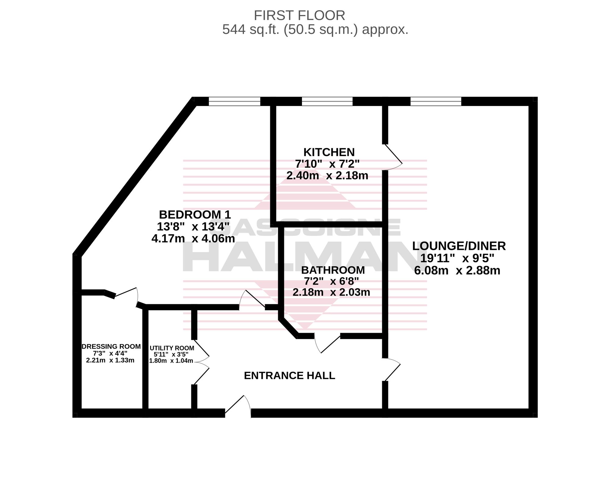 Apt 14, Queens View, Stockport floorplan