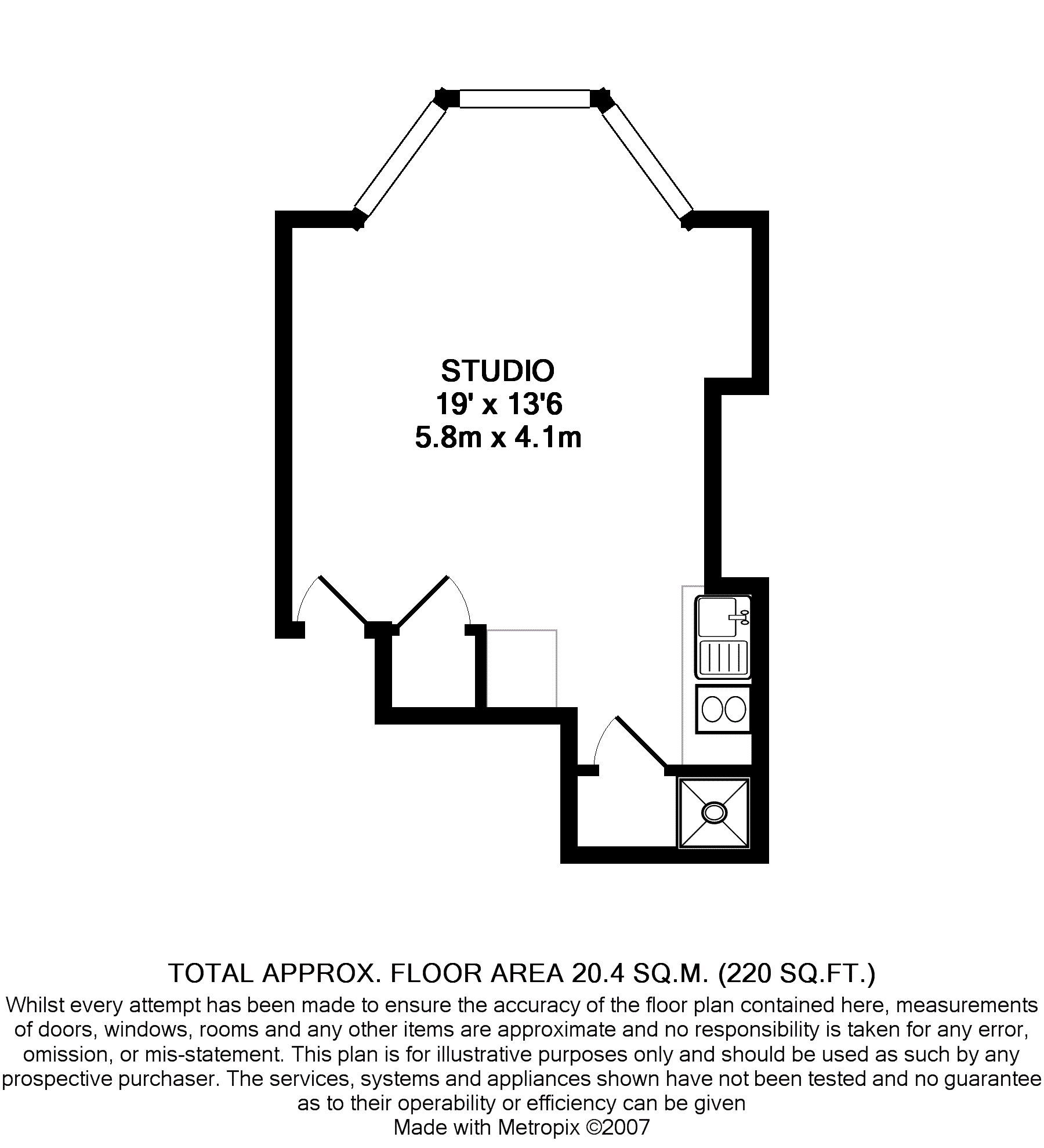 0 Bedrooms Studio to rent in Dennington Park Road, West Hampstead NW6