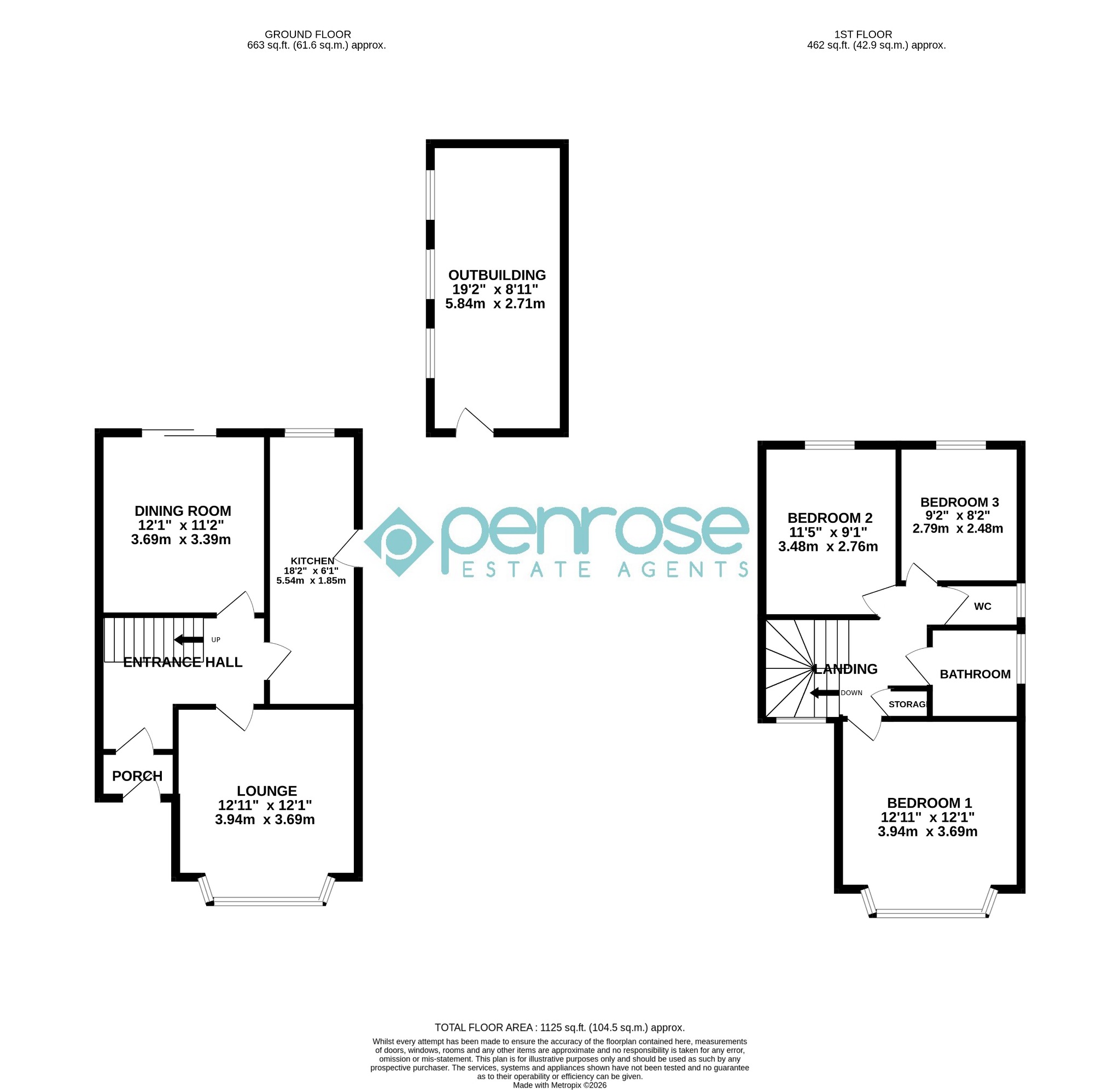 3, Longfield Drive, Luton floorplan