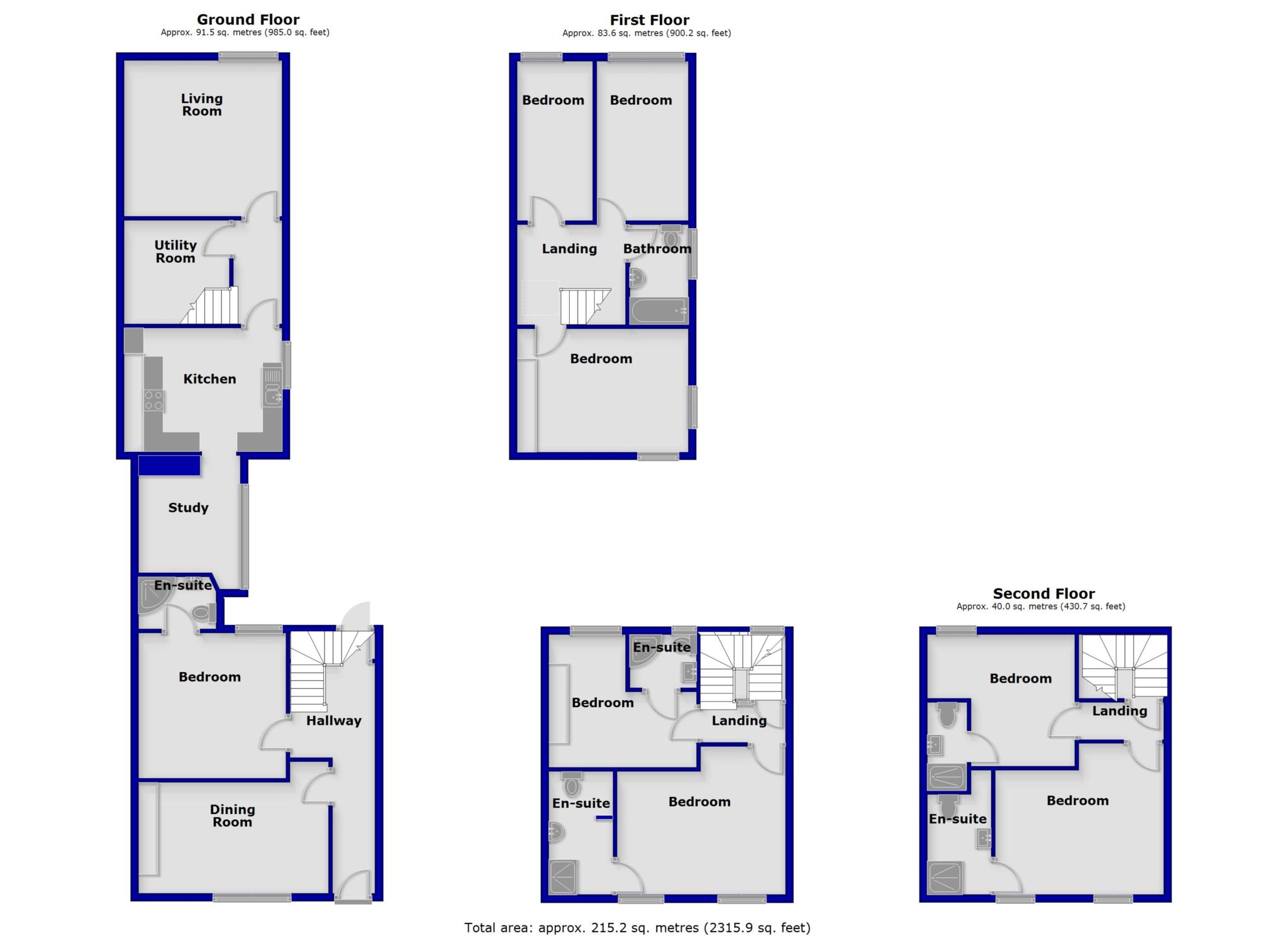 Sunnymead, Bridge Street, Aberystwyth floorplan