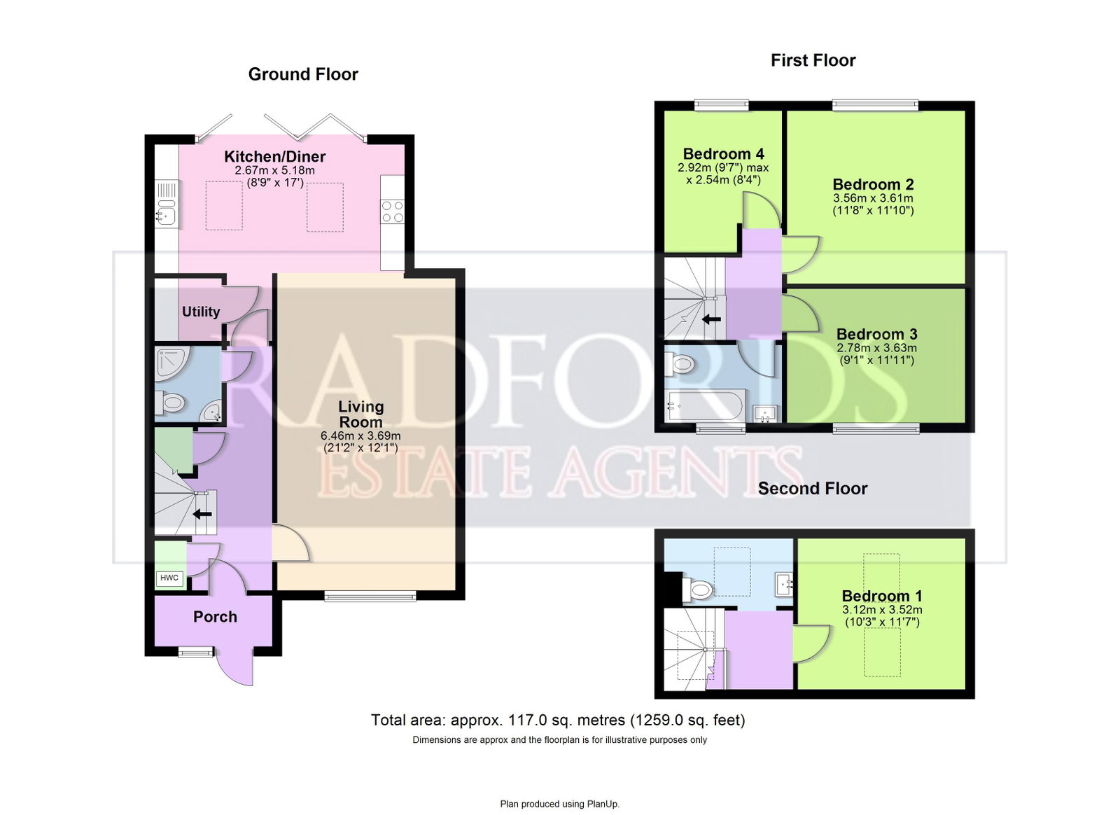 38A South Bank, Staplehurst floorplan