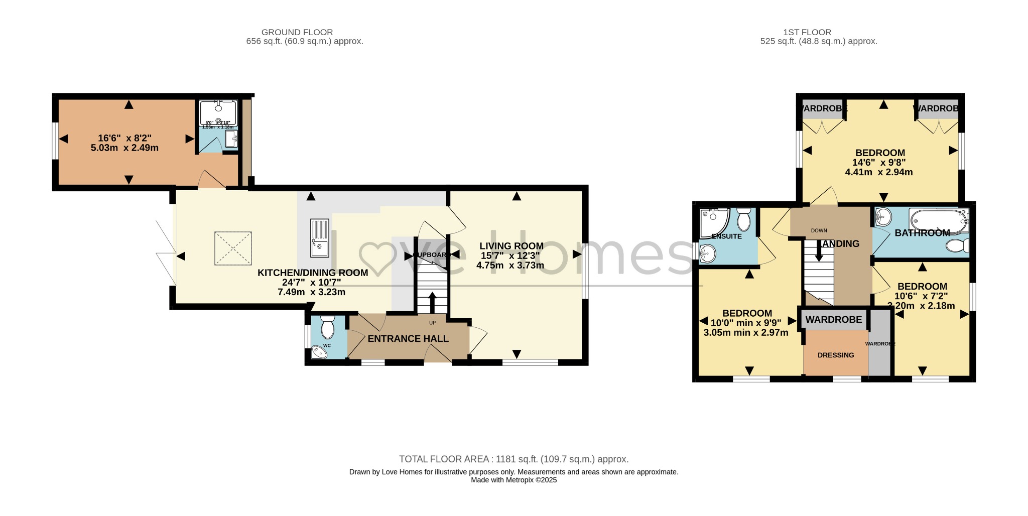 2, Princess Close, Bedford floorplan