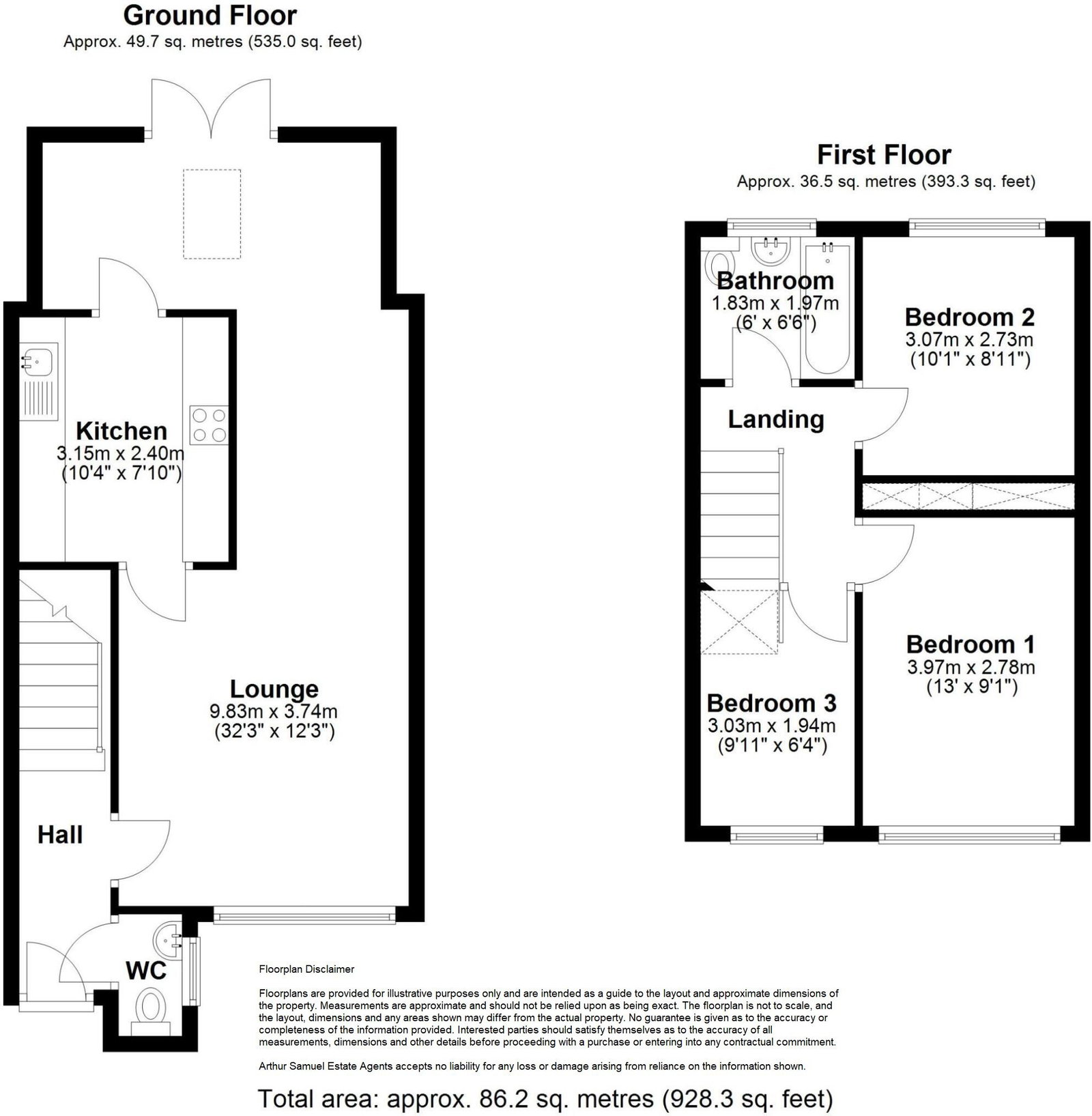 Egmont Road, Walton-on-thames floorplan