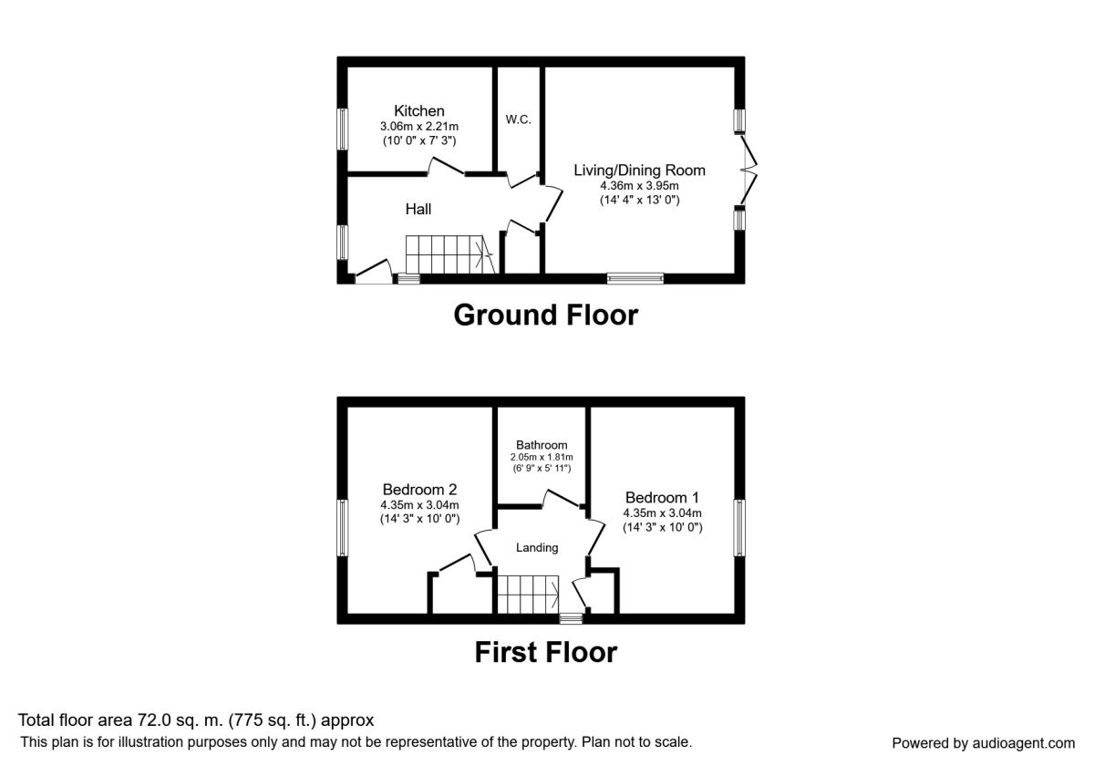 2 Bedrooms Terraced house to rent in Barker Fields, Southfleet DA13