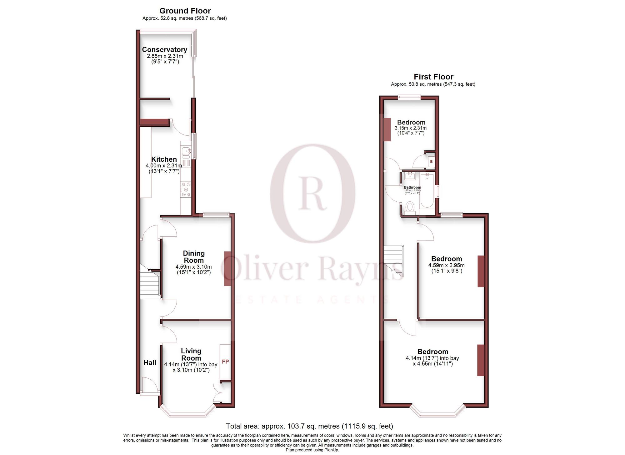 74, Lorne Road, Leicester floorplan