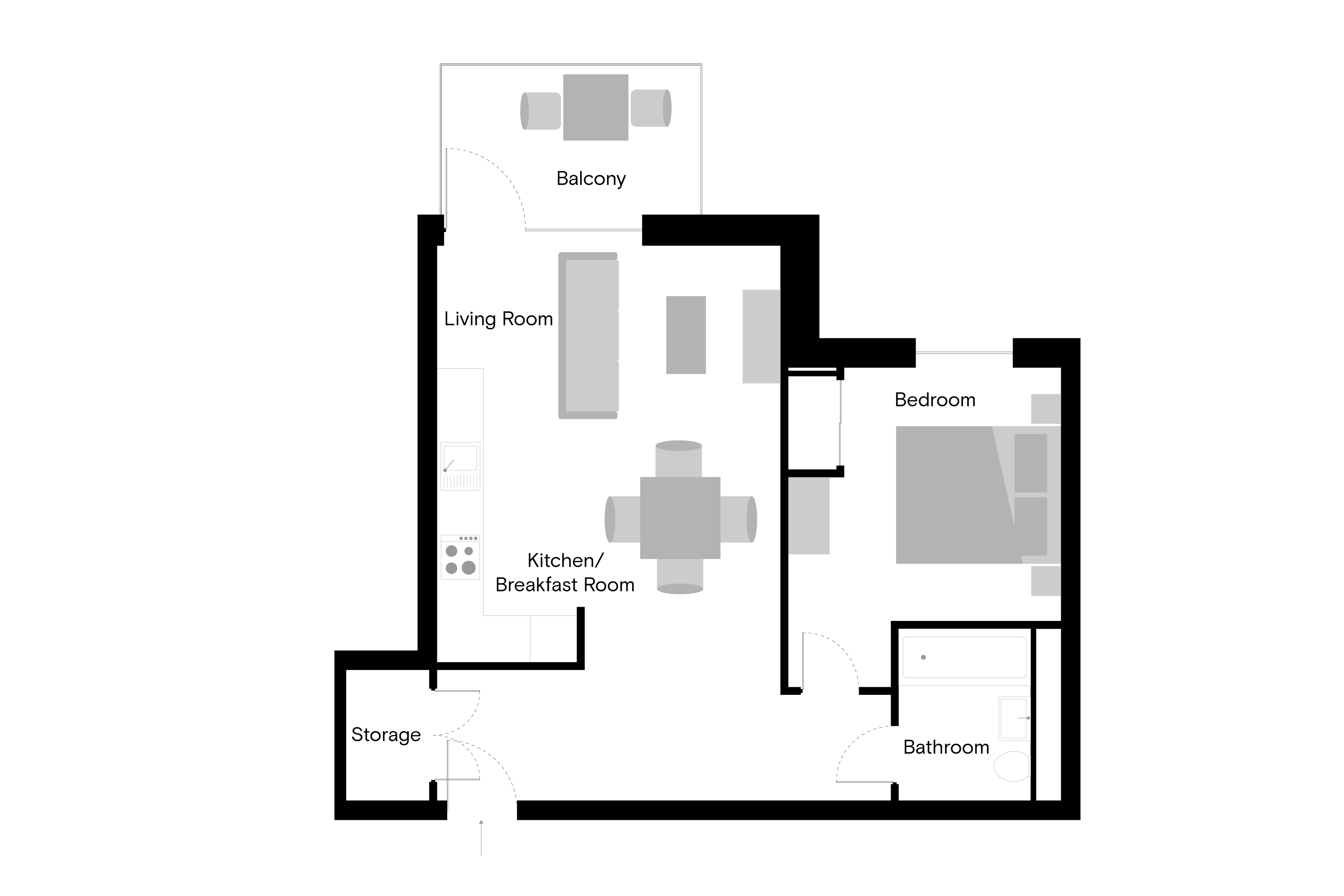 Flat 20810, Sessile Apartments, 18 Ashley Road Tottenham Hale, London floorplan