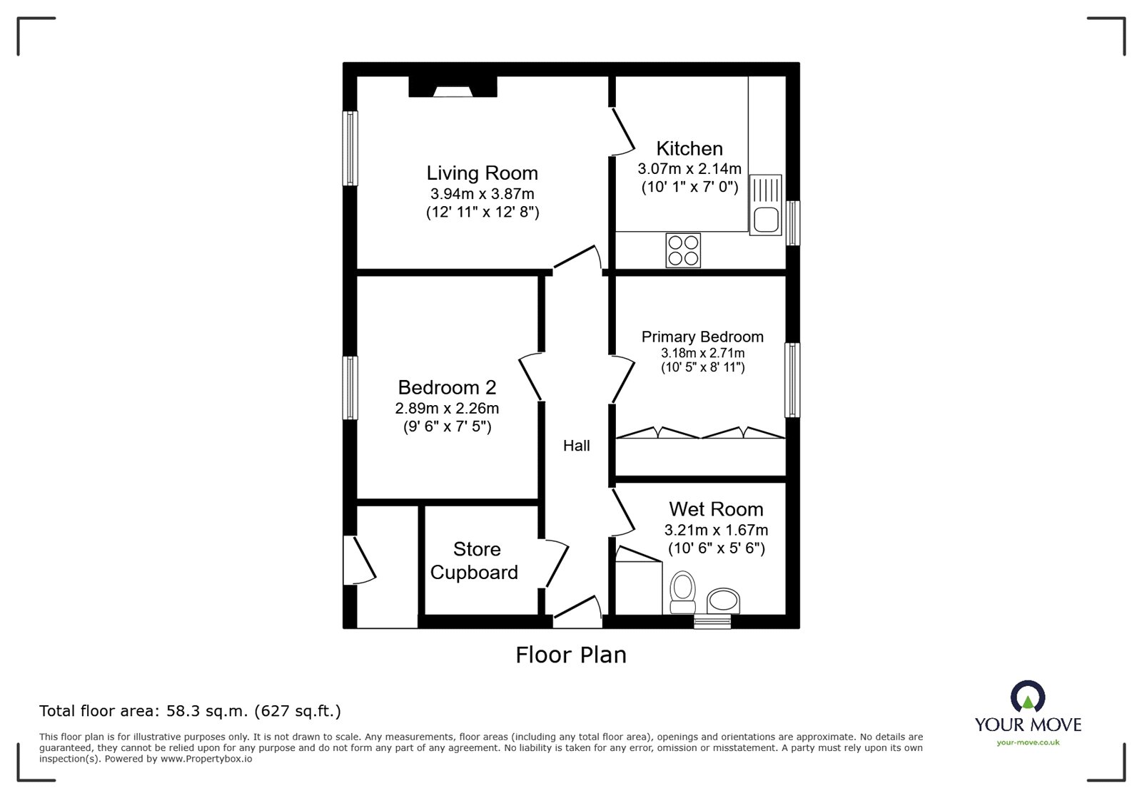 7, Collin Place, Carlisle floorplan
