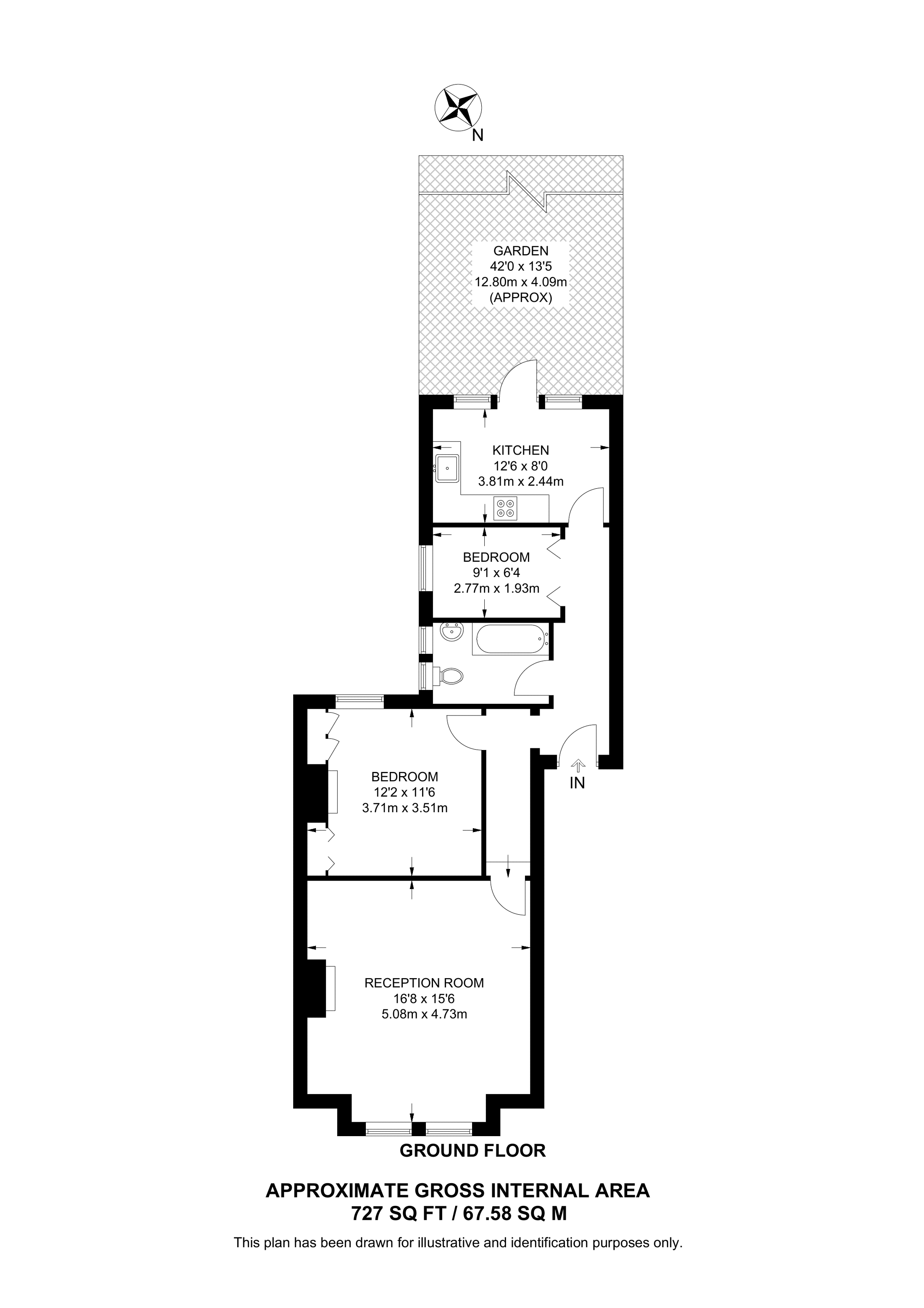 Drakefield Road, Balham floorplan