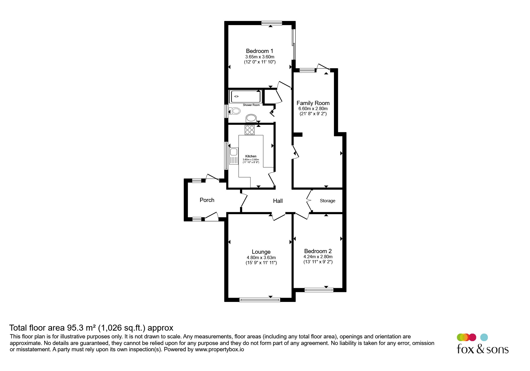 58, Samson Road, Poole floorplan