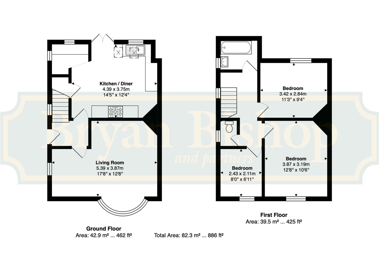 27, Station Road, Digswell floorplan
