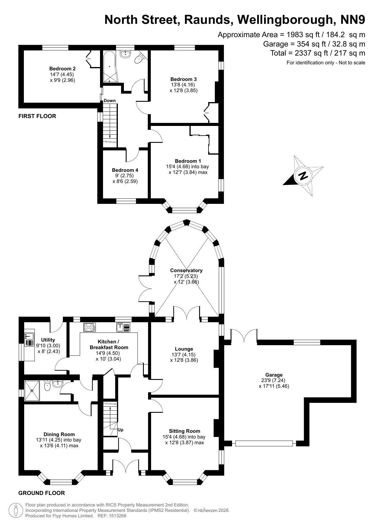 19, North Street, Wellingborough floorplan