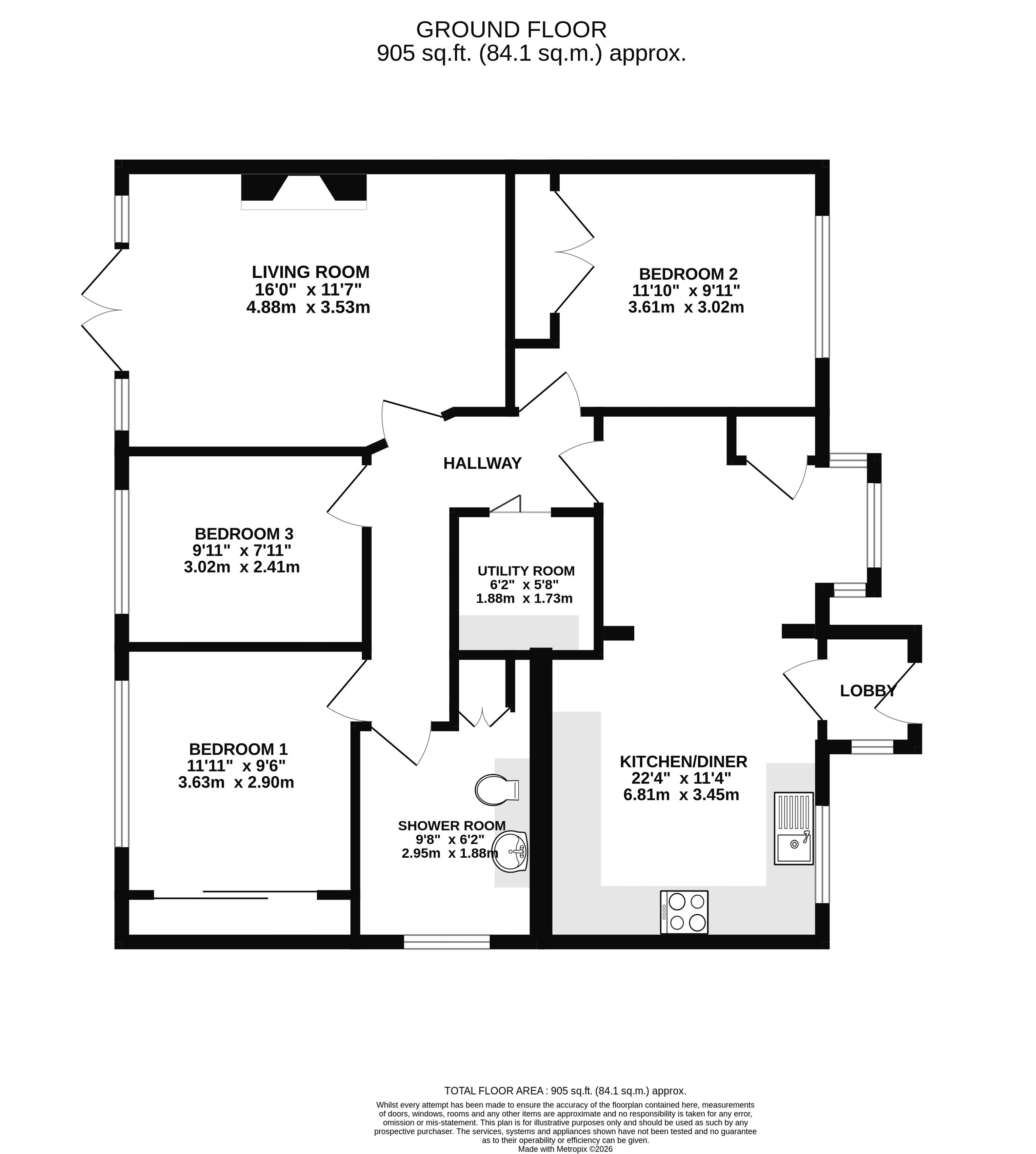 21, Kestrel Wood Way, York floorplan