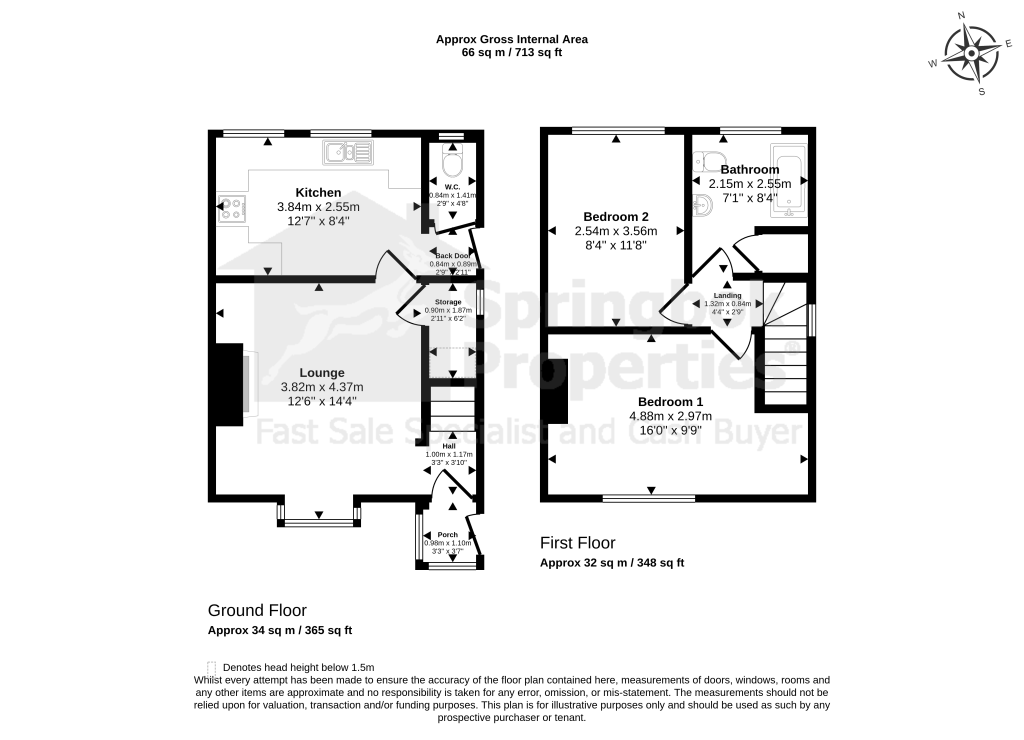 264, Badger Avenue, Crewe floorplan