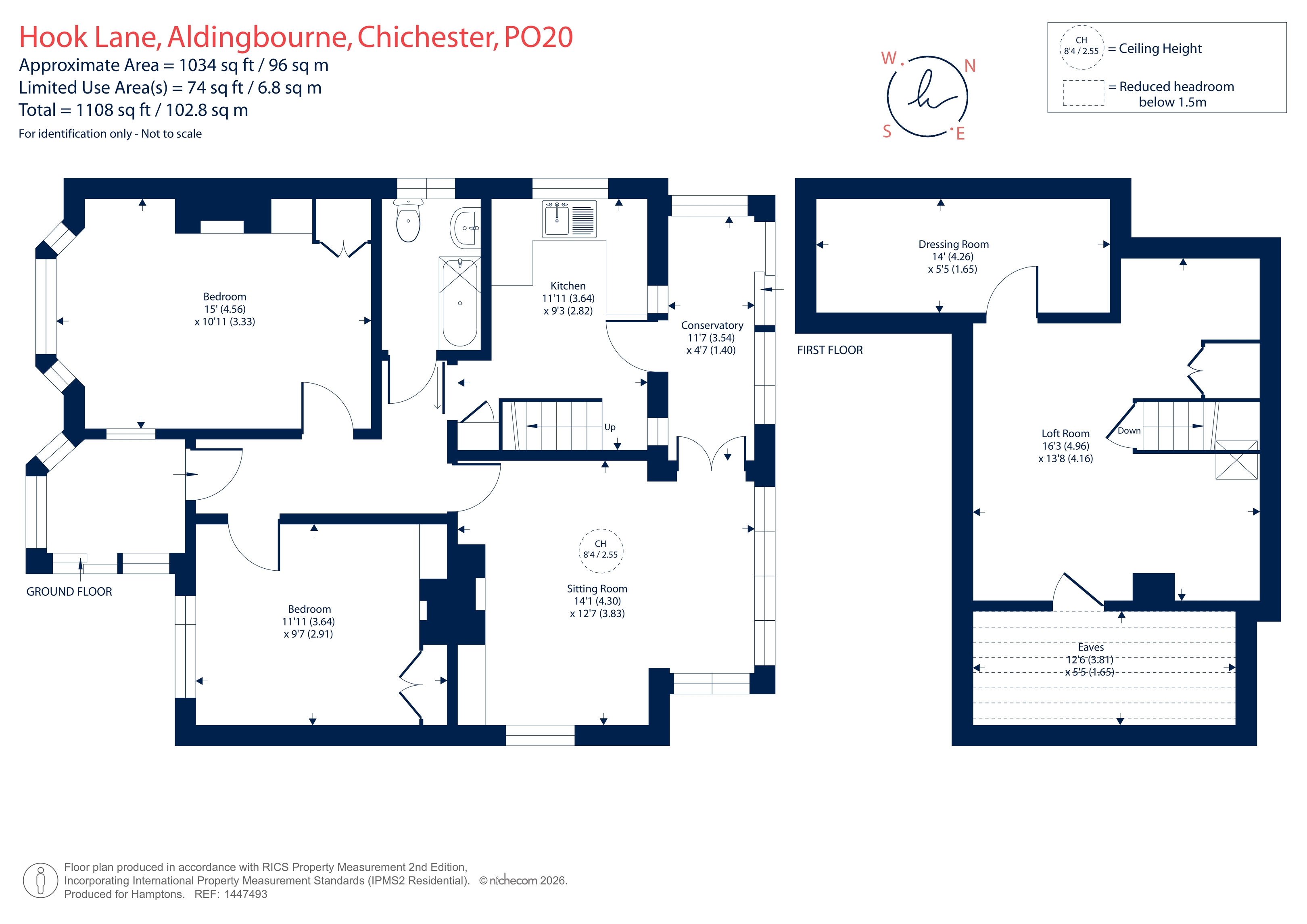 Castellyrgwynt, Hook Lane, Aldingbourne floorplan