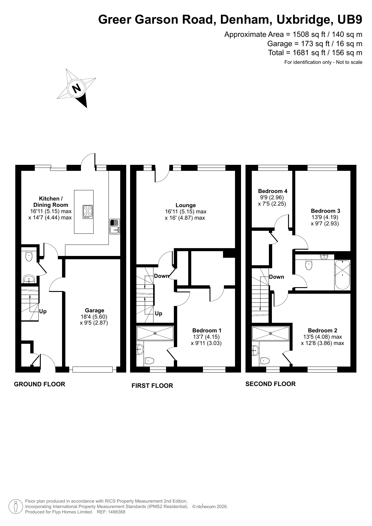 4, Greer Garson Road, Denham floorplan