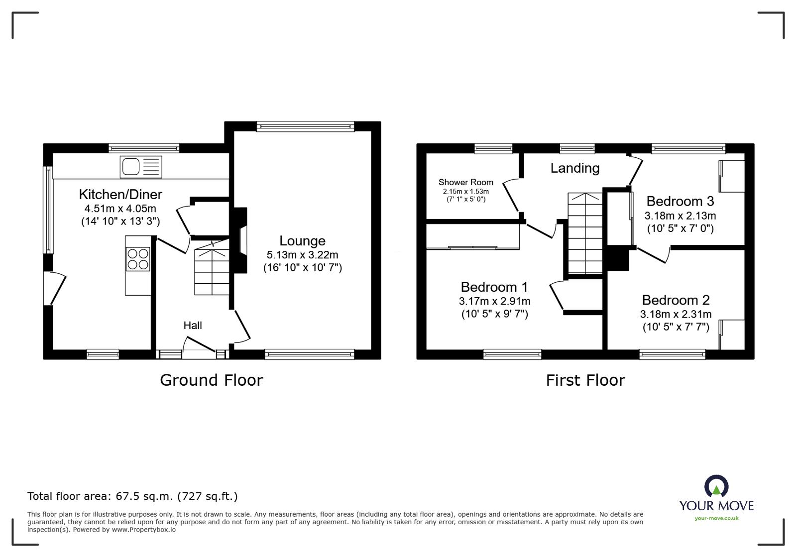 106, Arran Avenue, Lancashire floorplan