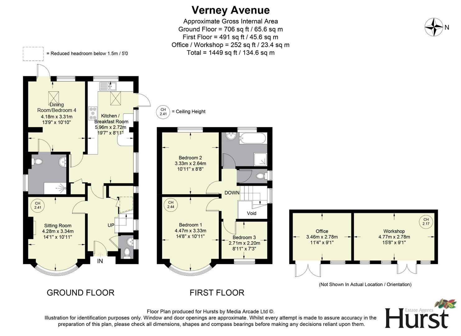 59, Verney Avenue, High Wycombe floorplan