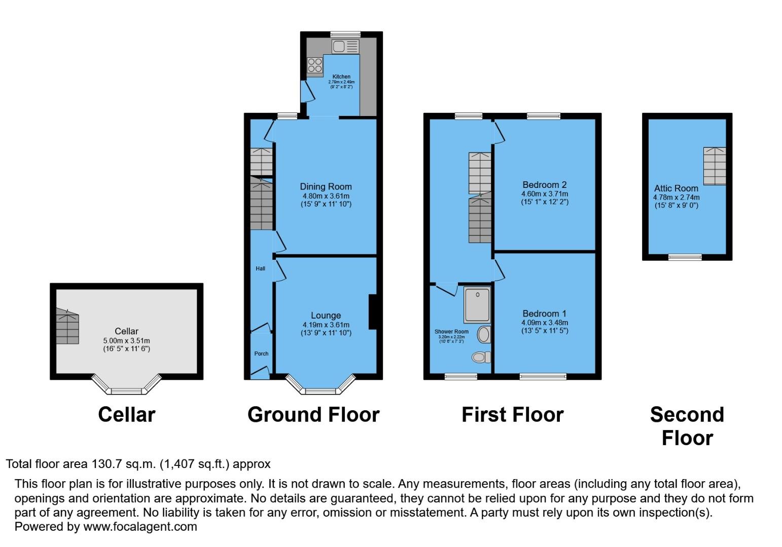 Fairfield Road, Chesterfield floorplan