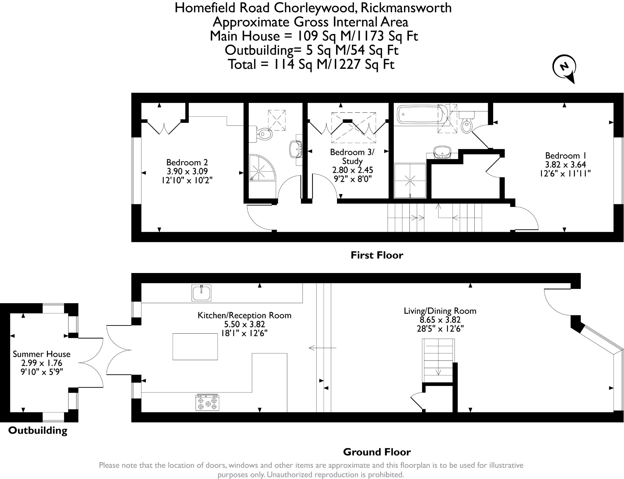 Homefield Road, Chorleywood WD3, 3 bedroom property for sale 62306491
