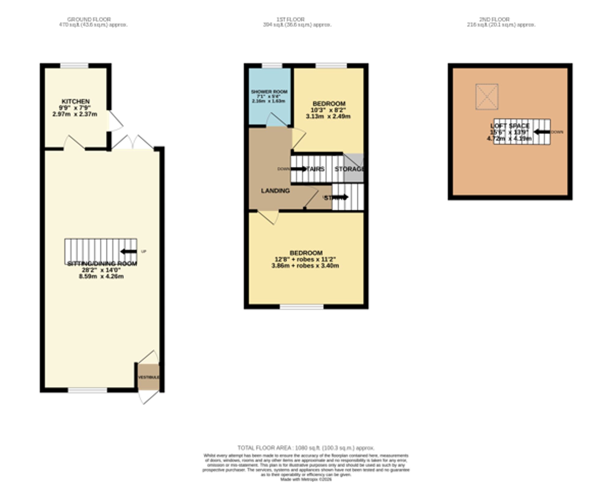 41 Lord Street, Bolton floorplan
