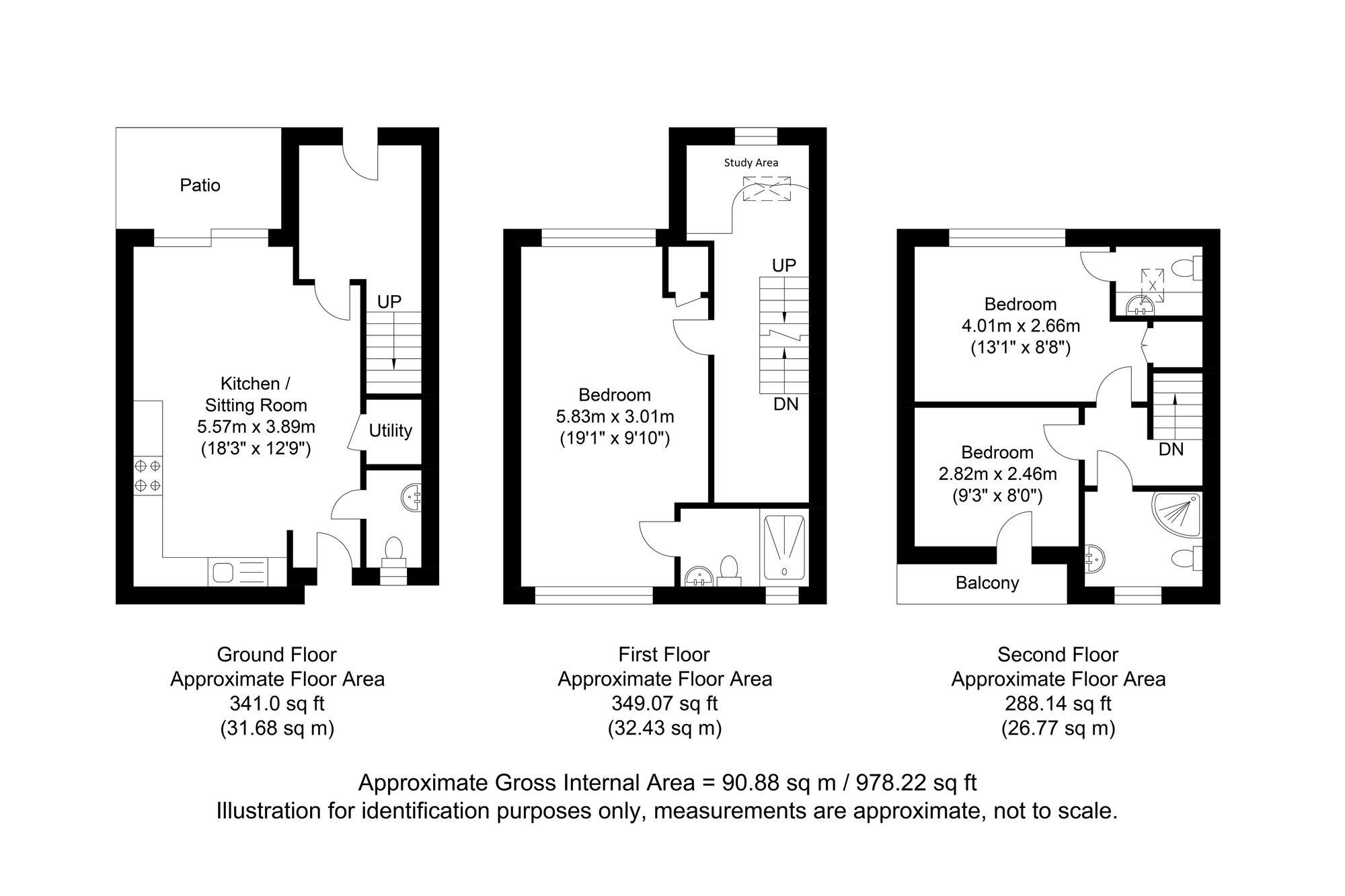 8 Edward Street, Lewes floorplan