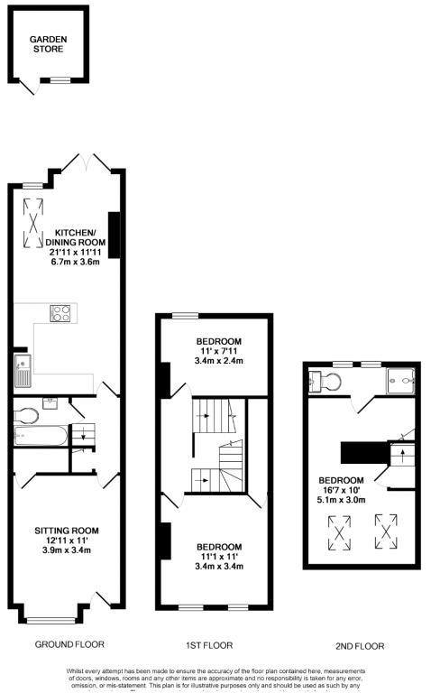 3 Bedrooms Semi-detached house for sale in Adams Park Road, Farnham GU9