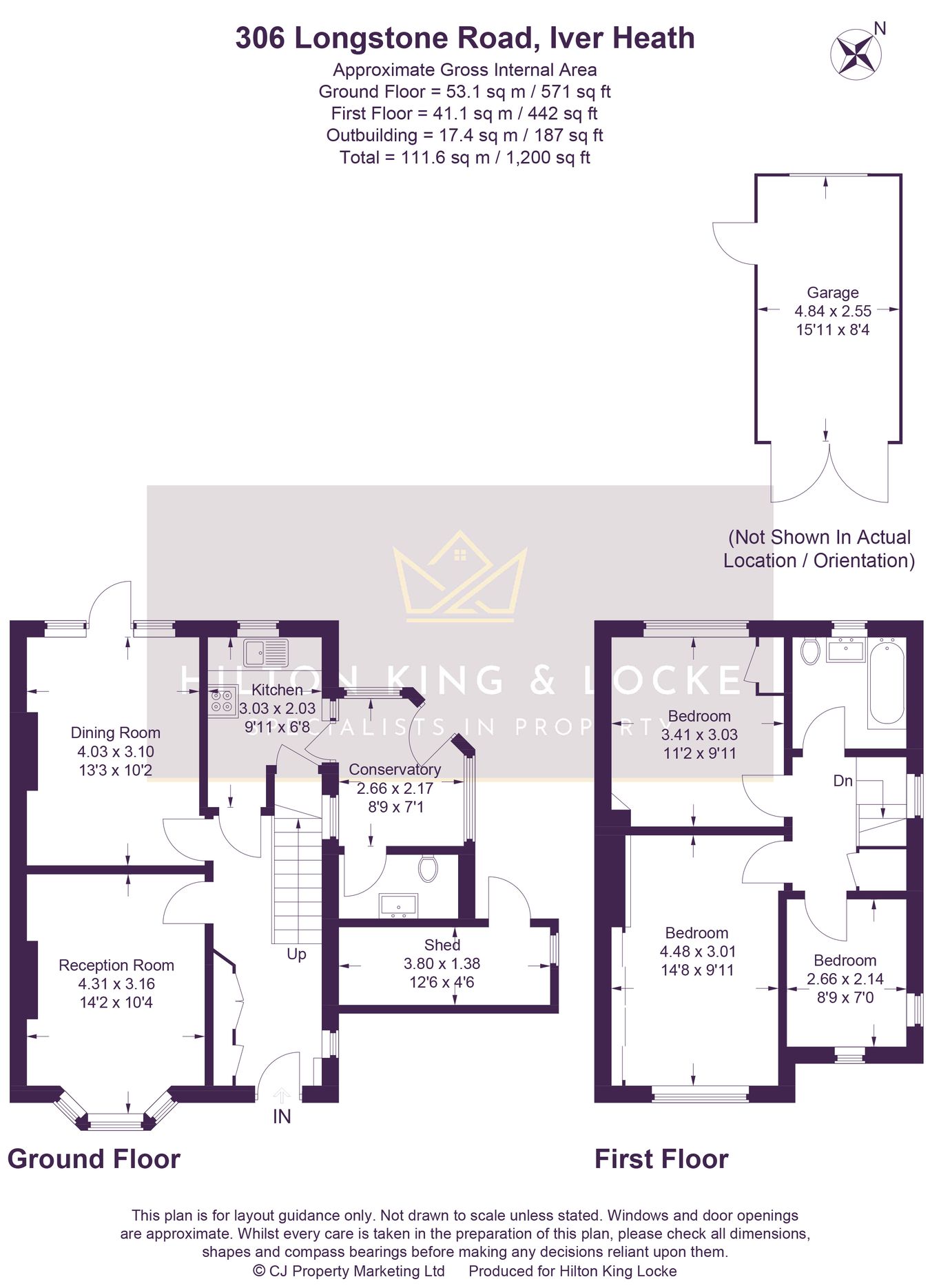 Longstone Road, Iver Heath floorplan
