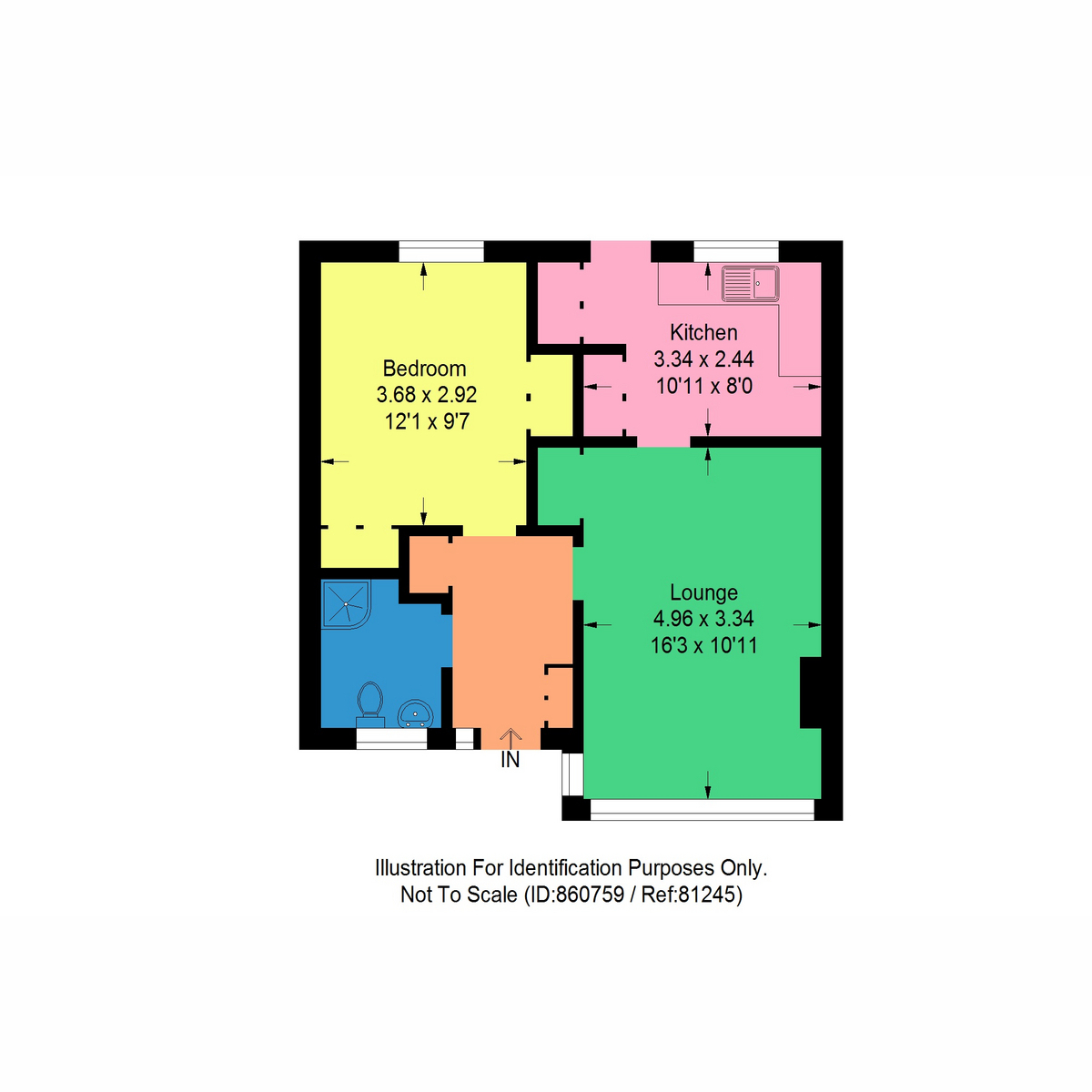 Seafield View, Kirkcaldy KY1, 1 bedroom bungalow for sale 61497928