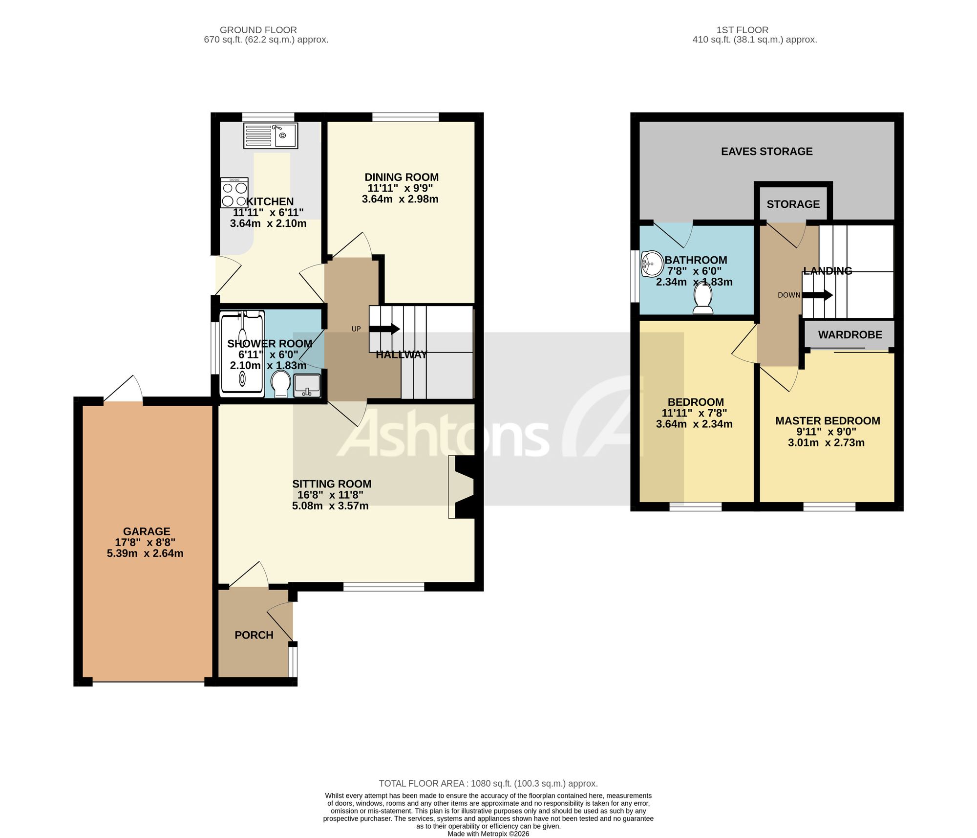 34 Sheerwater Close, Warrington floorplan