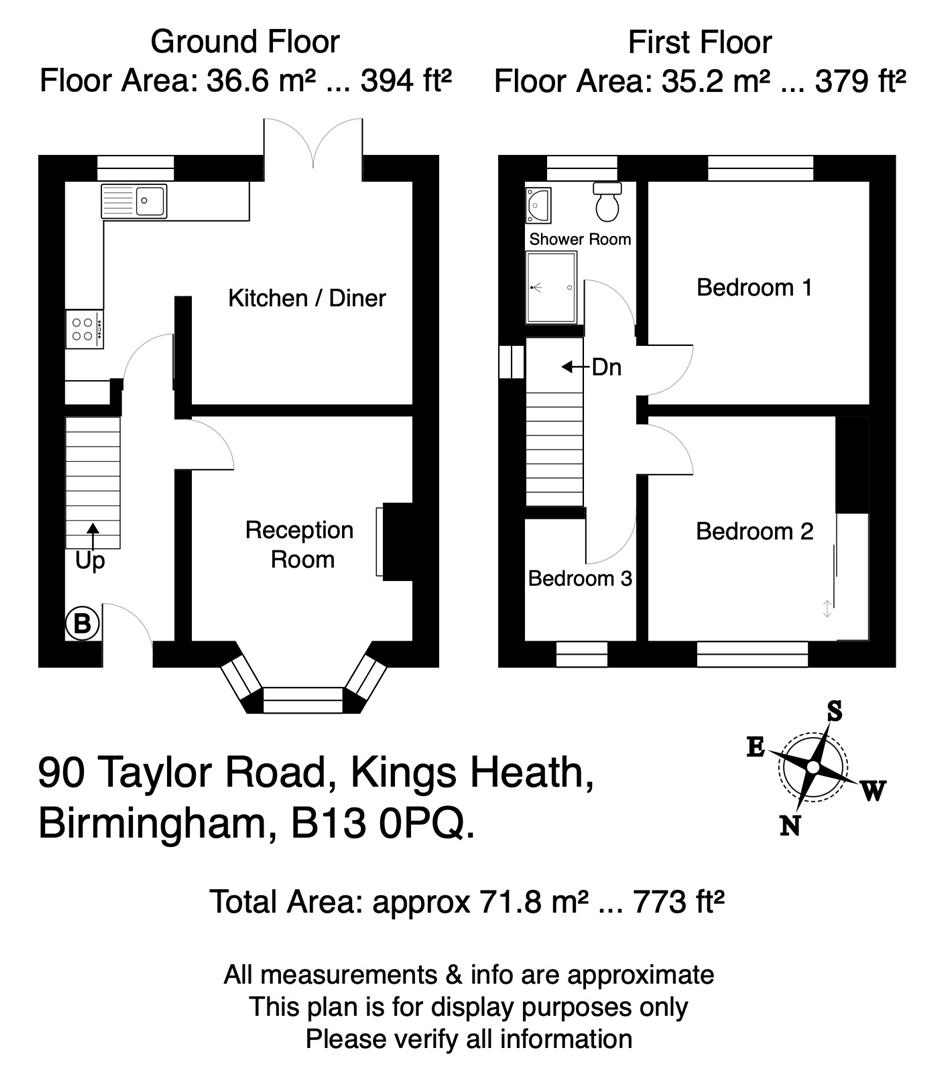 90, Taylor Road, Birmingham floorplan
