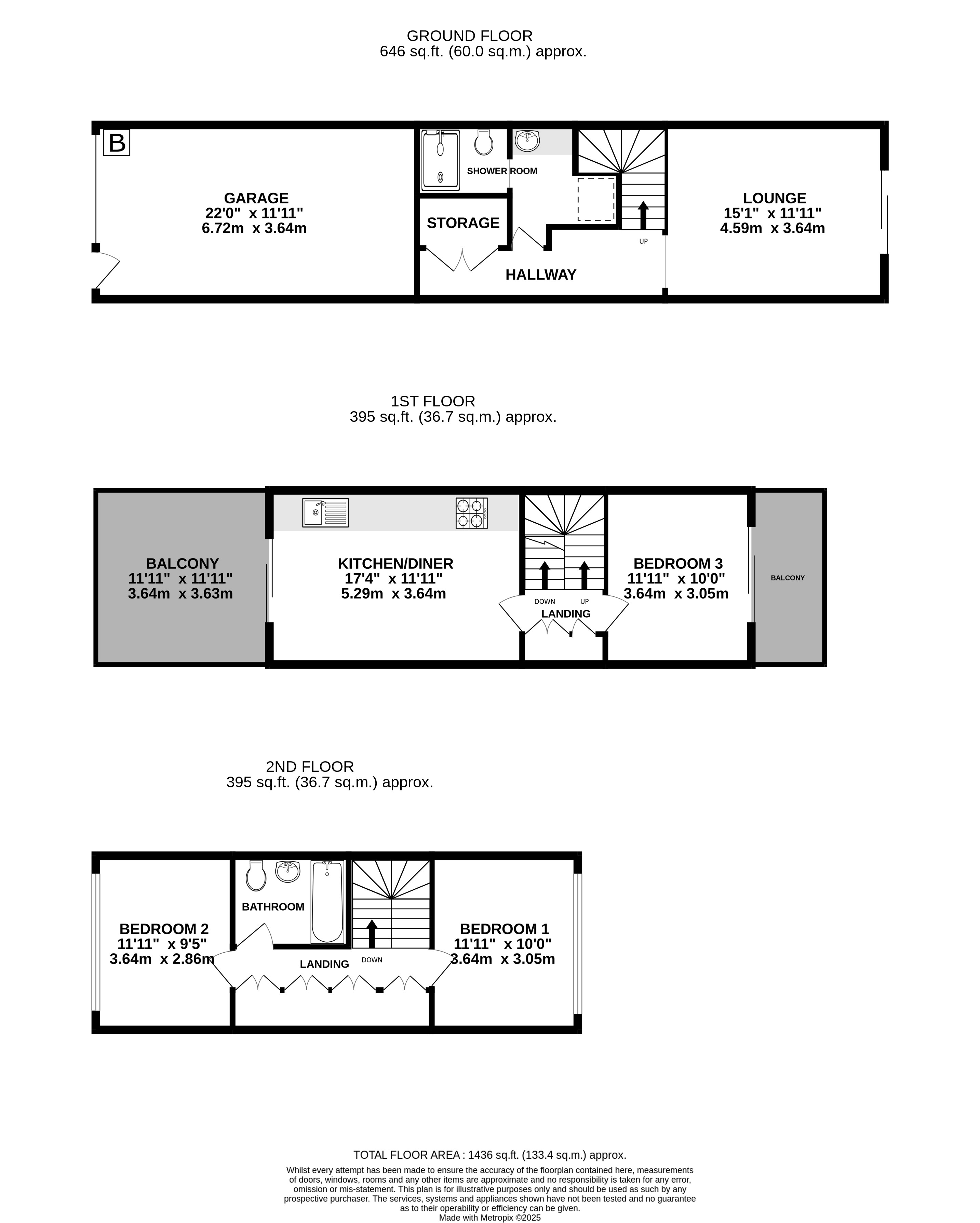 16, Sanctuary Close, Uxbridge floorplan