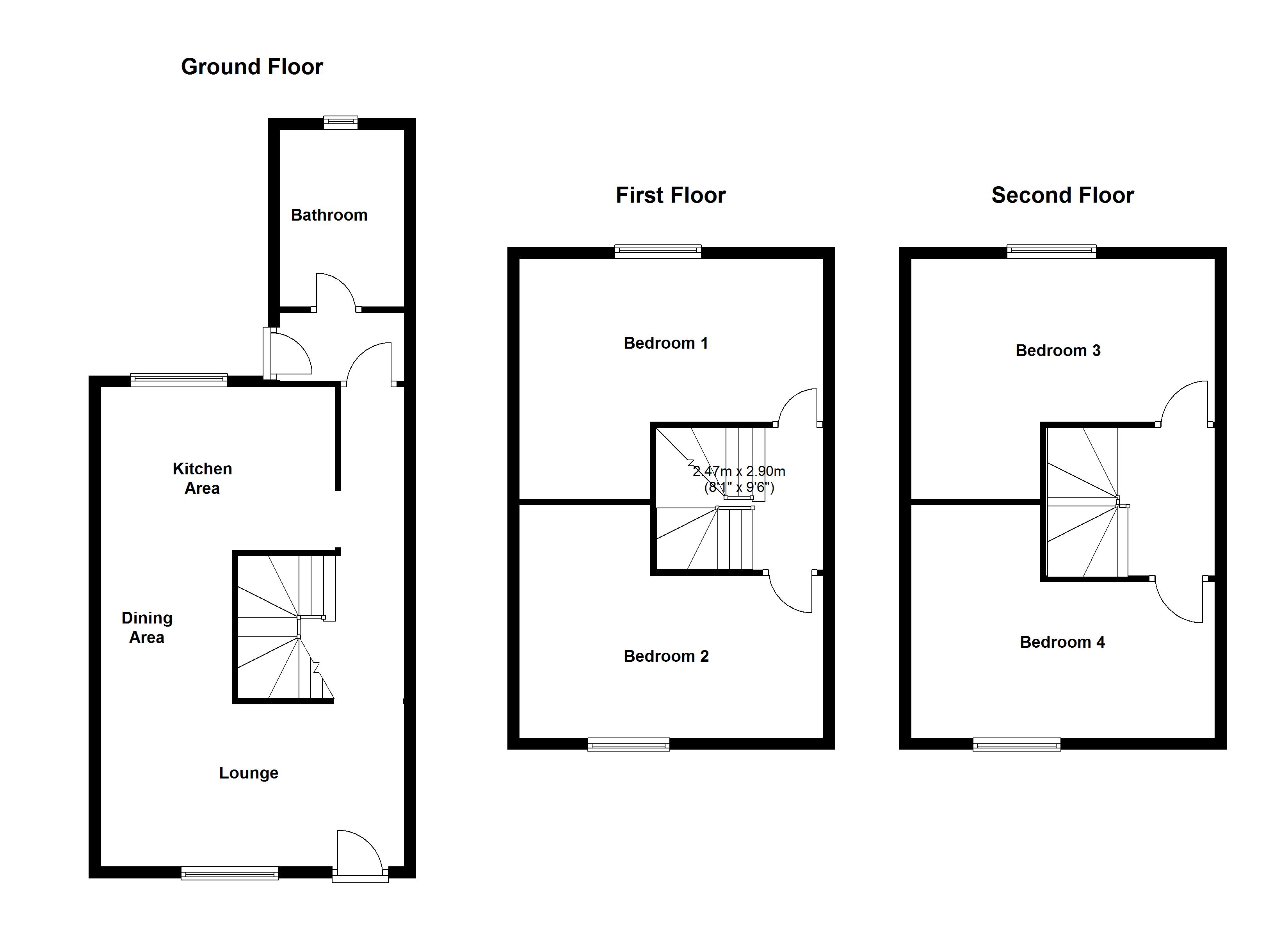 4 Bedrooms Terraced house to rent in Love Lane, Canterbury CT1