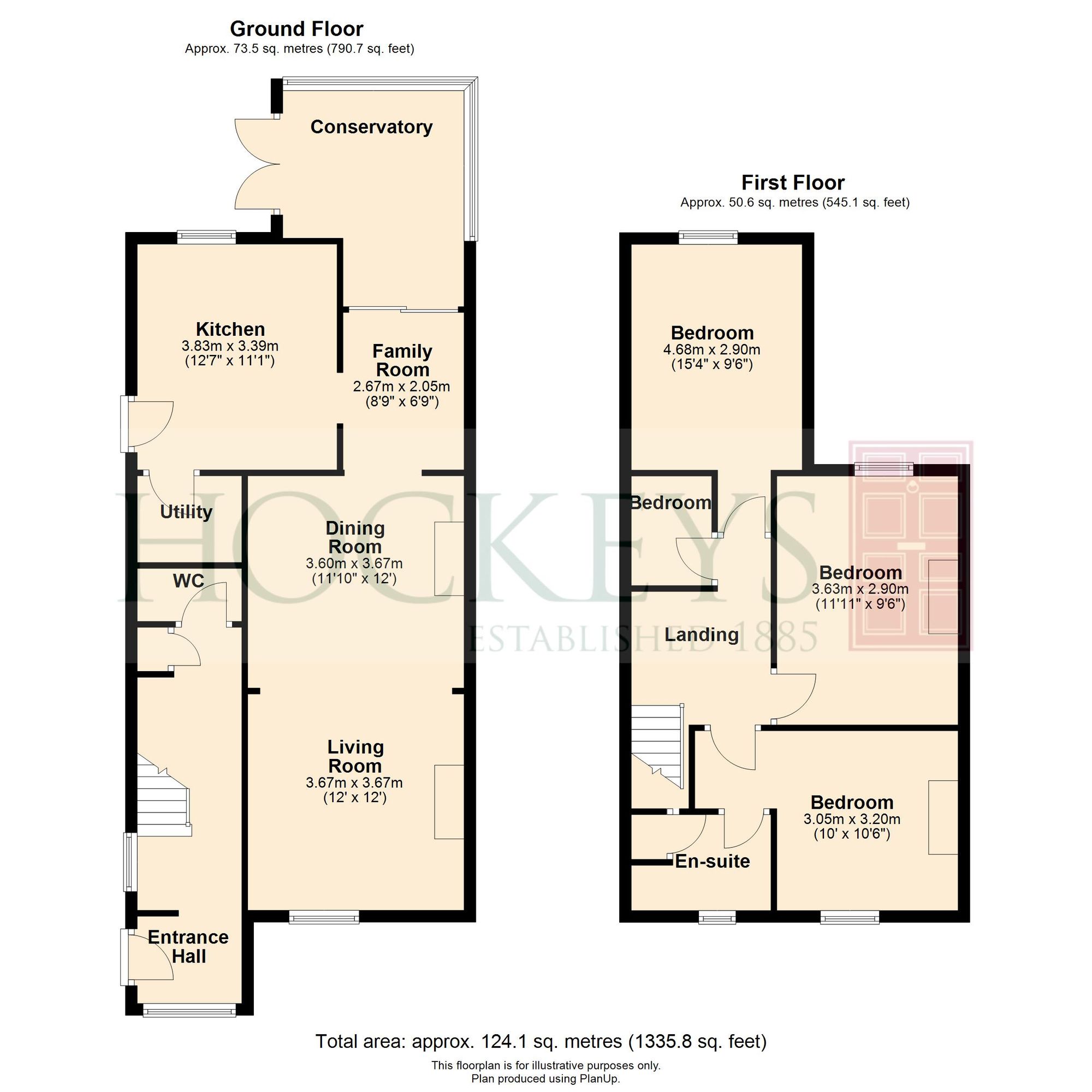 140 Barton Road, Cambridge floorplan