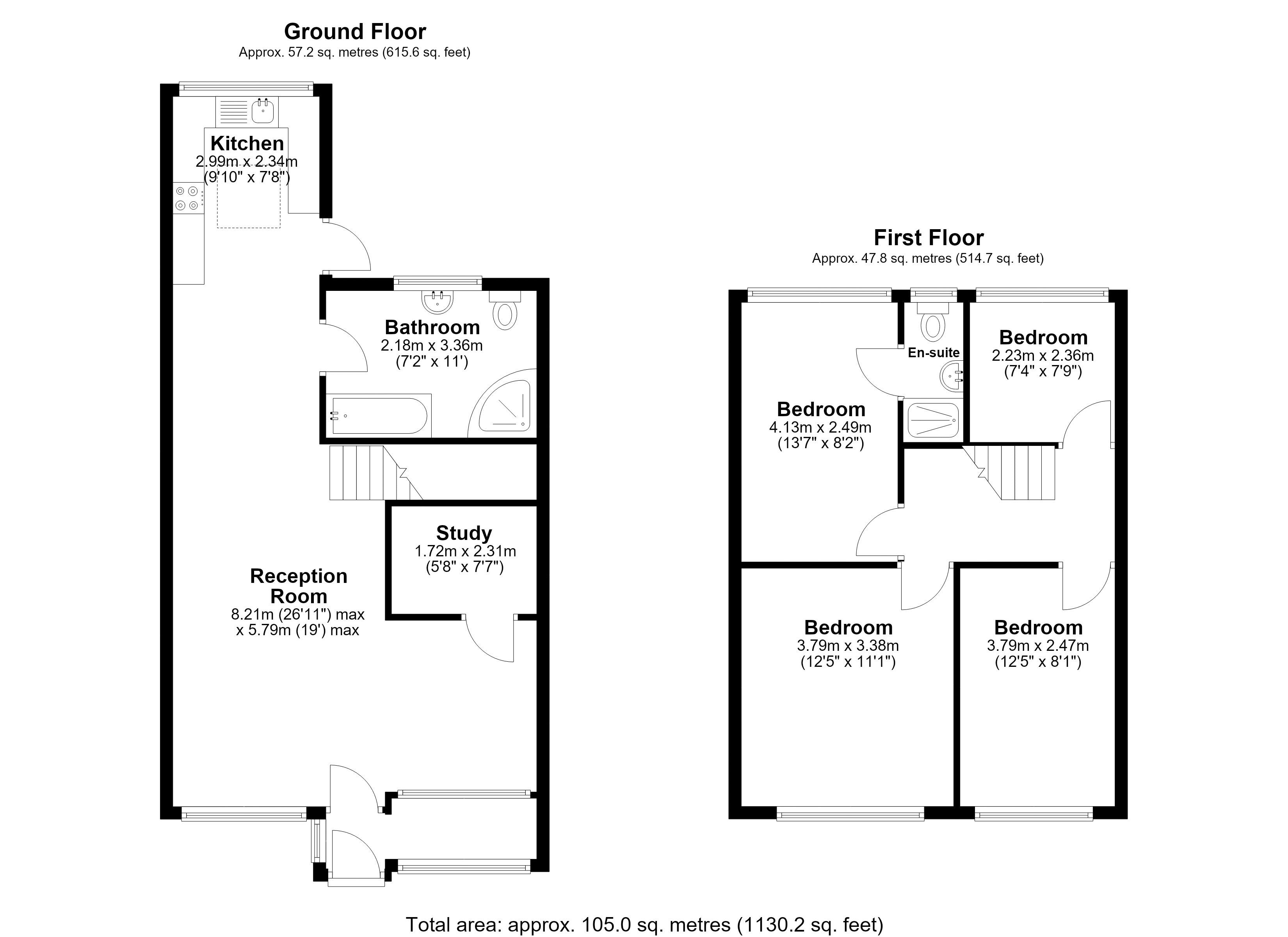 15, Lea Walk, Harpenden floorplan