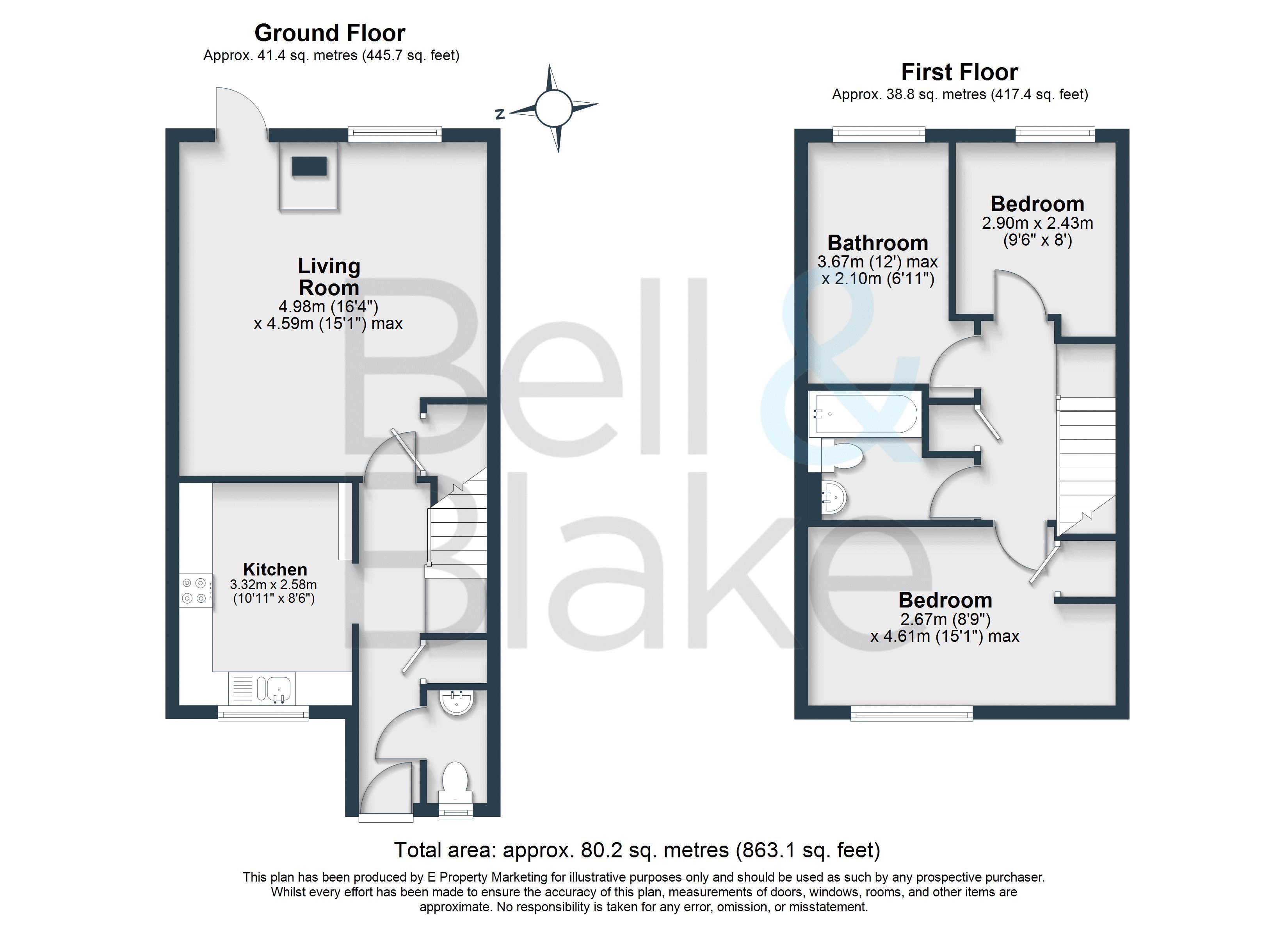 5, Furlong Close, Arundel floorplan