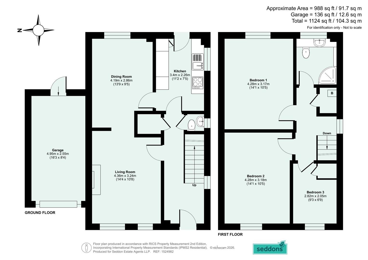 32, Hederman Close, Exeter floorplan