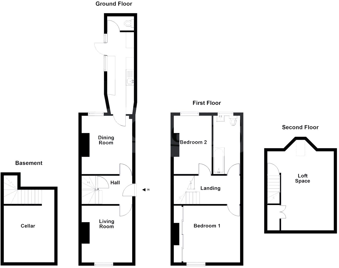 41, Shrubbery Street, Worcestershire floorplan