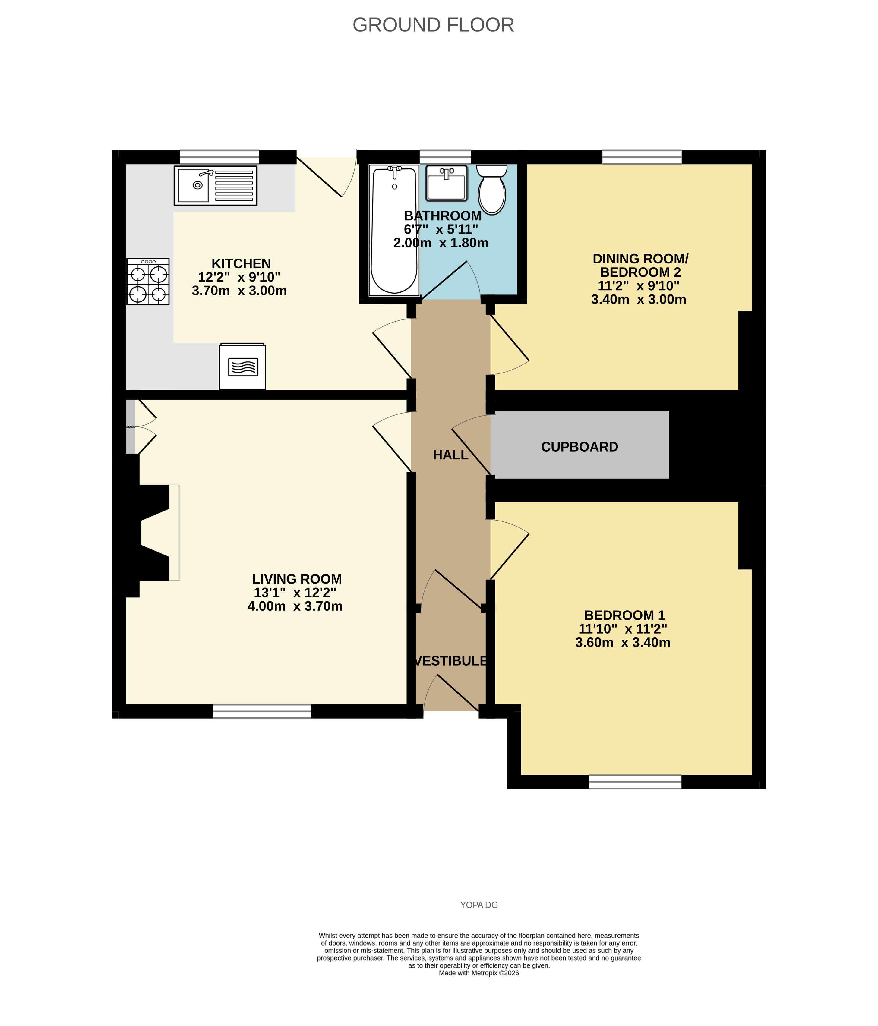 1, Brodie Avenue, Dumfries floorplan