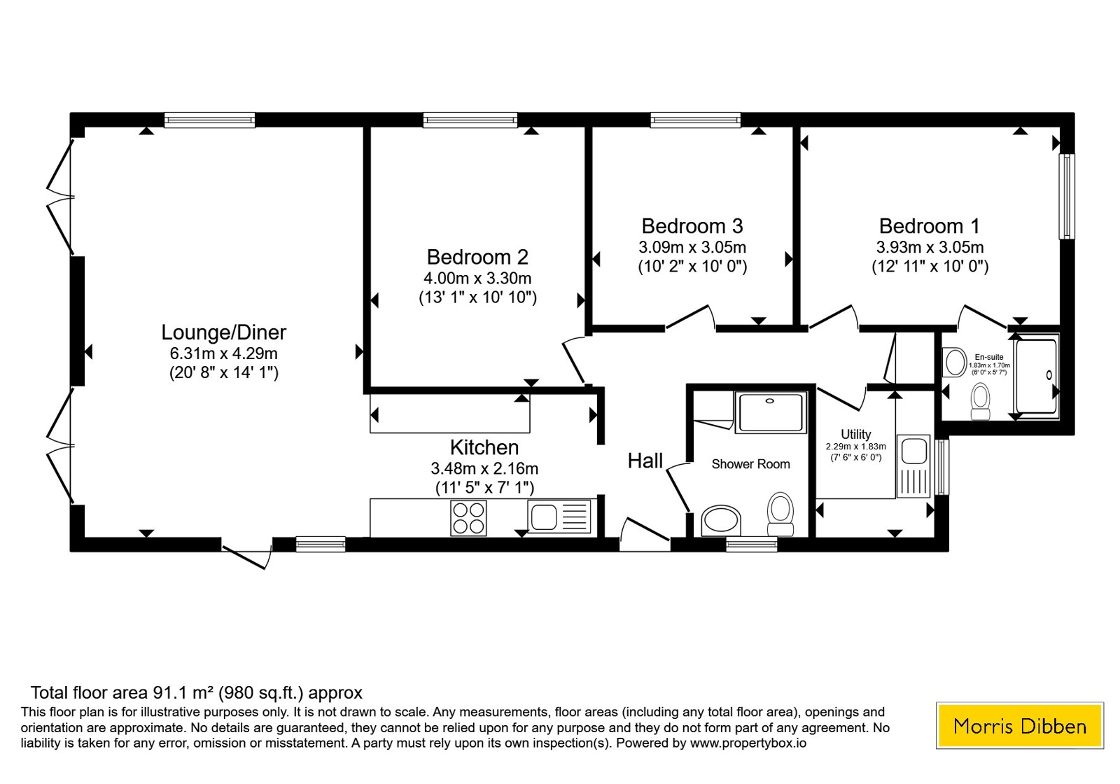 4, Testlands Avenue, Southampton floorplan
