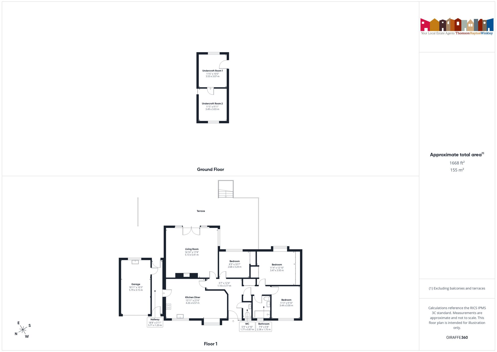 56 Priory Crescent, Grange-Over-Sands floorplan