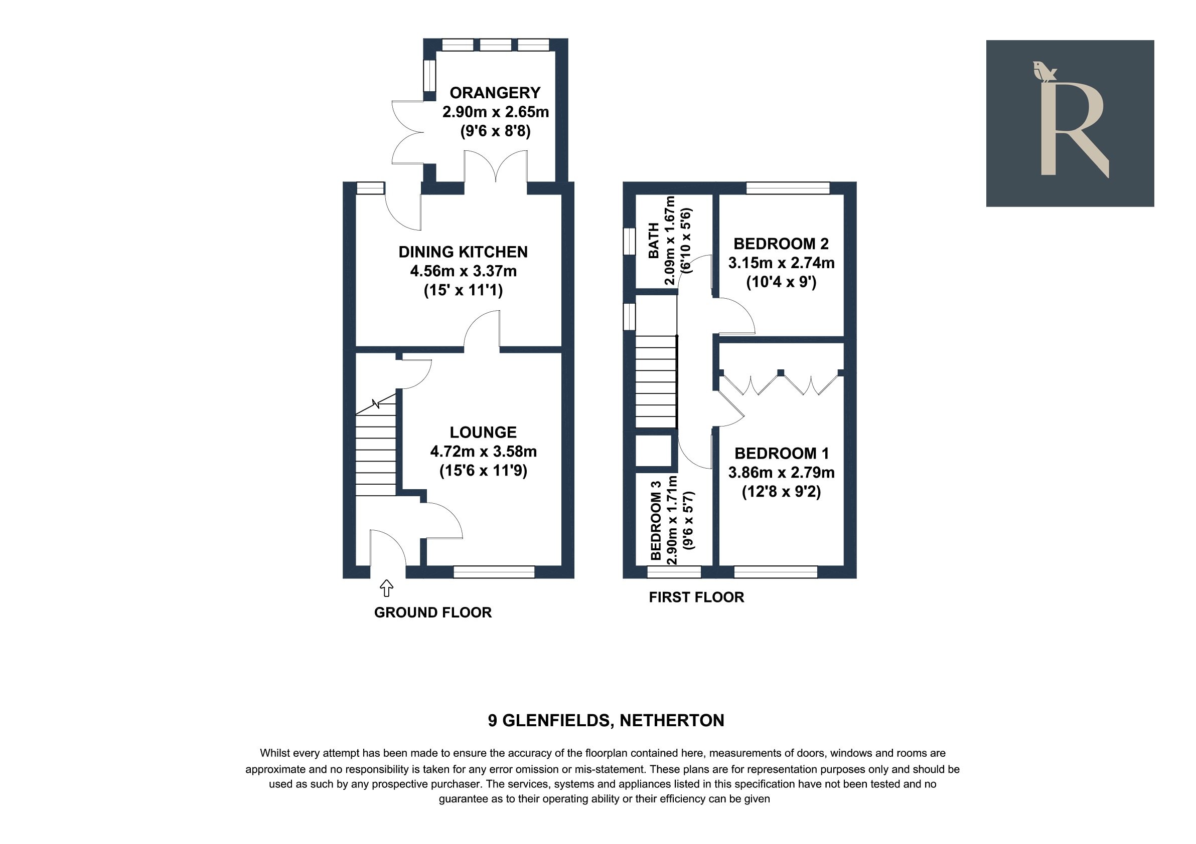 9, Glenfields, Wakefield floorplan
