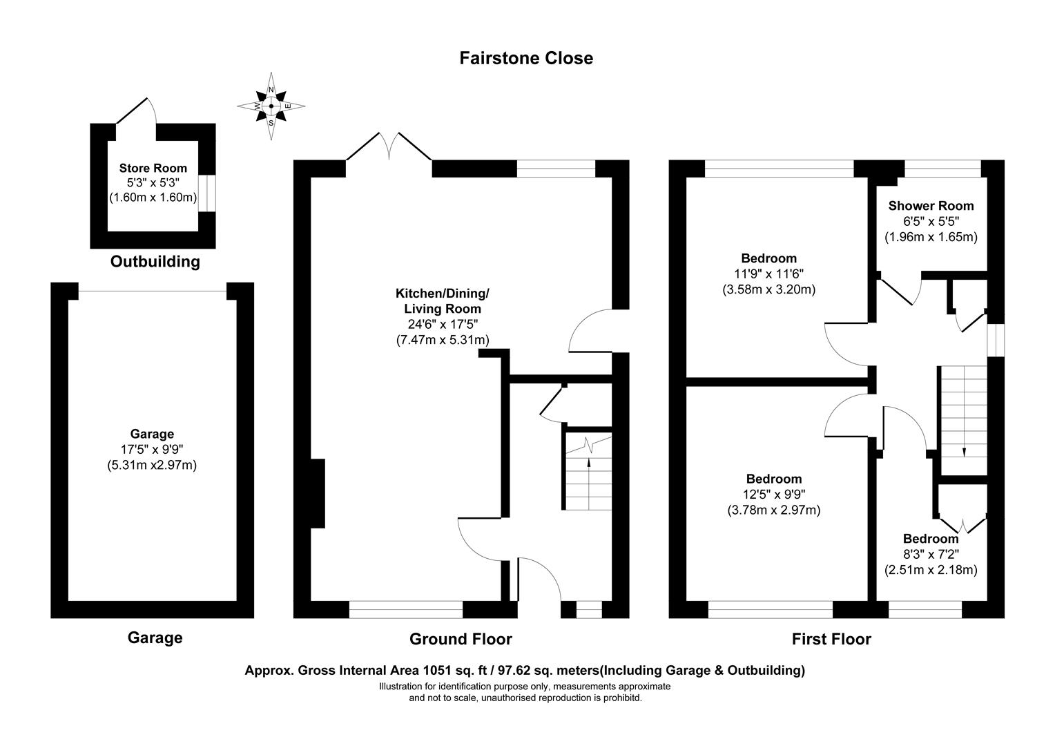 40, Fairstone Close, Hastings floorplan