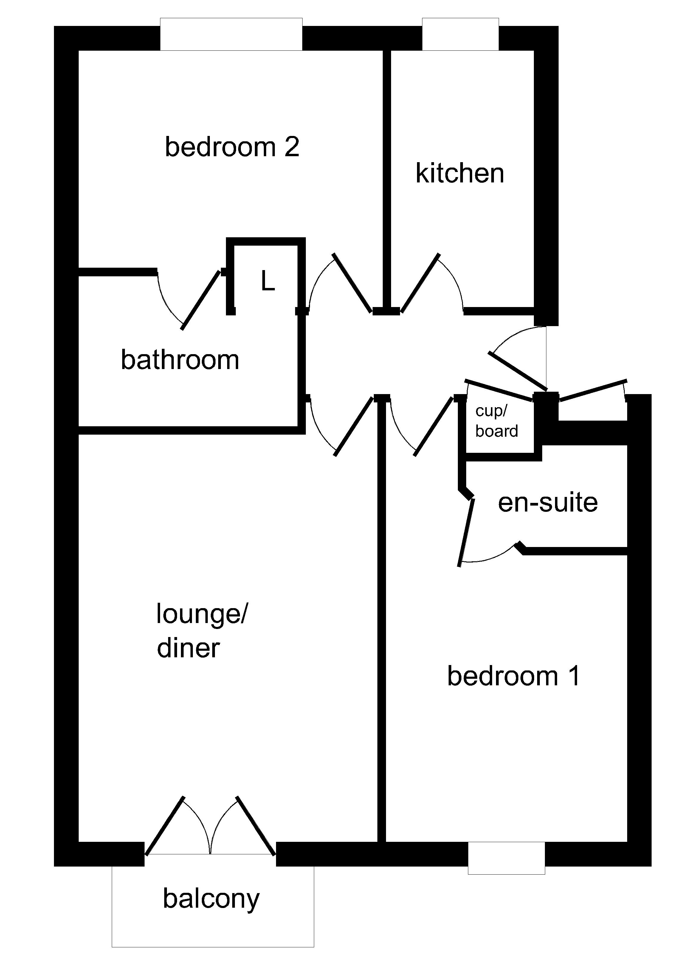 2 Bedrooms Flat to rent in Collingwood Court, Brighton Marina Village, Brighton BN2