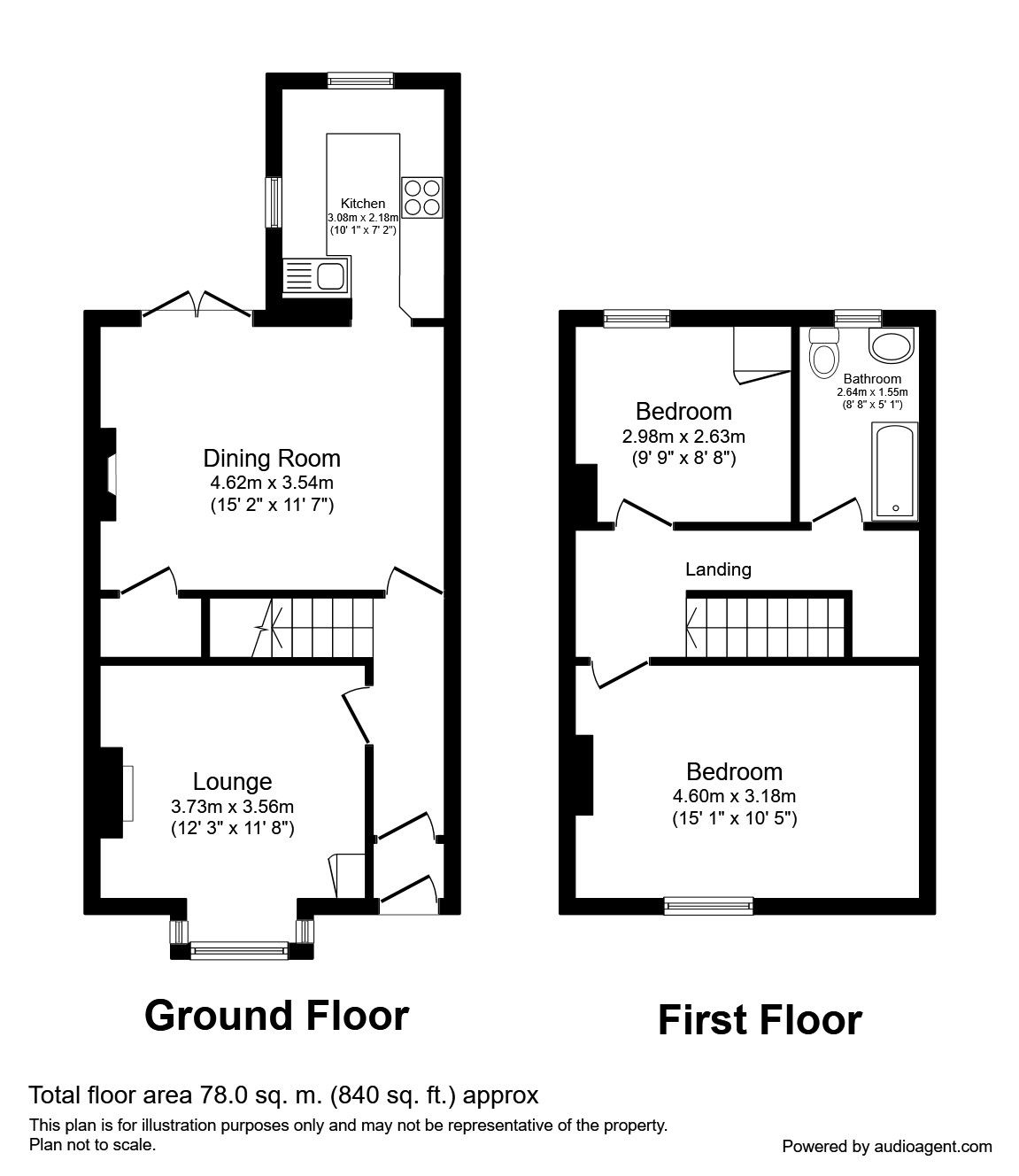 2 Bedrooms Terraced house to rent in Yarrow Road, Chorley PR6