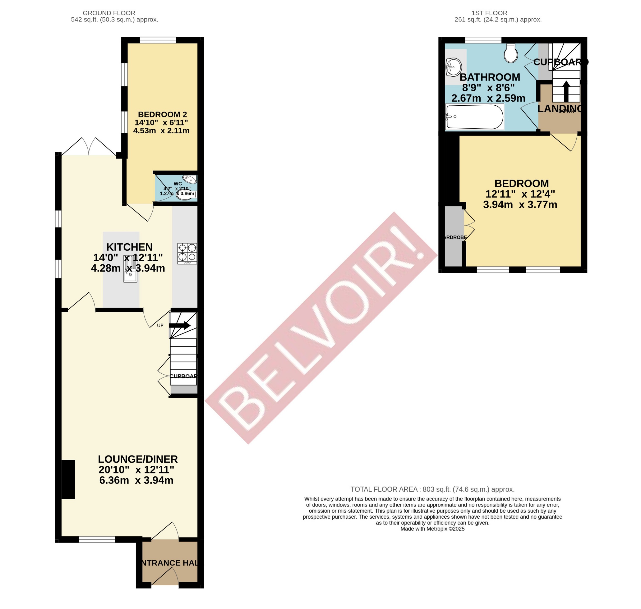 Raymond Cottages, Upper Green, Ickleford floorplan
