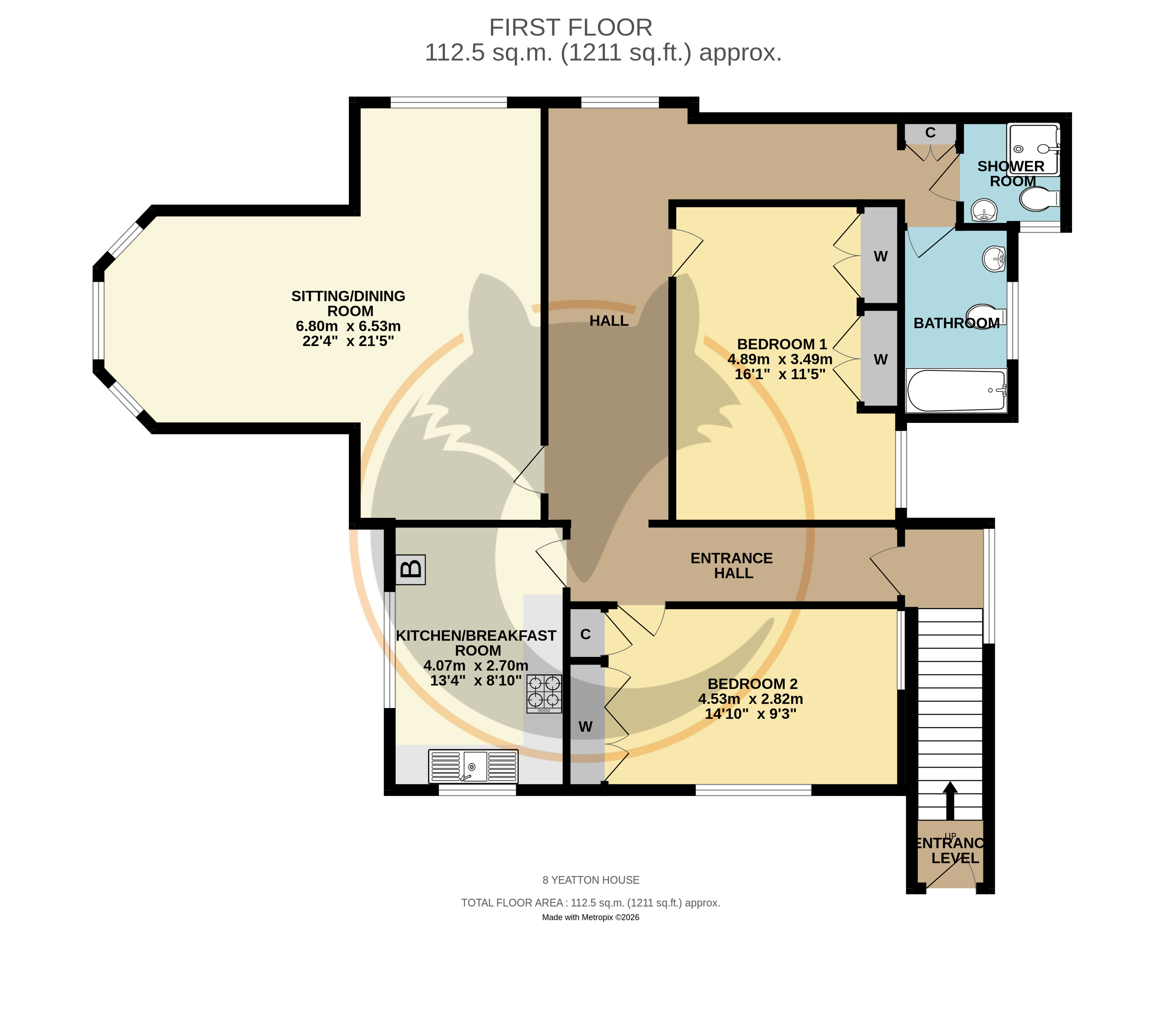 Flat 8, Yeatton House,, Hordle Lane, Lymington floorplan