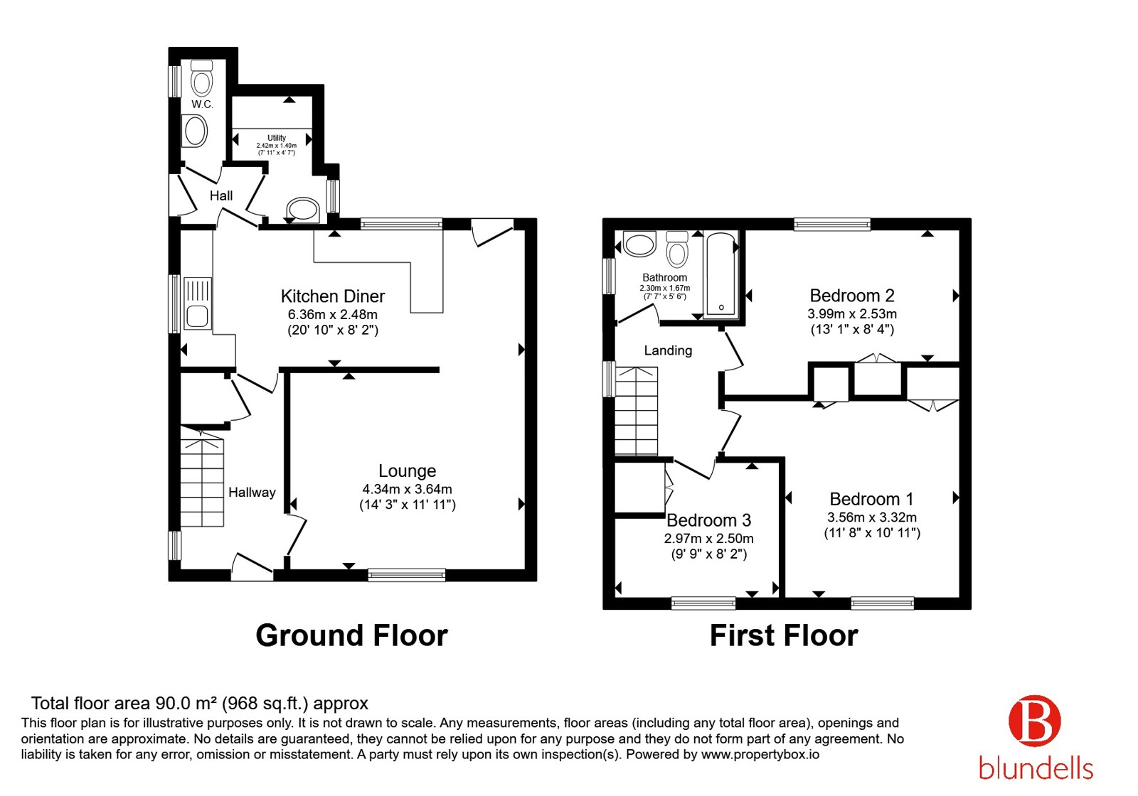 2, Chatsworth Road, Barnsley floorplan