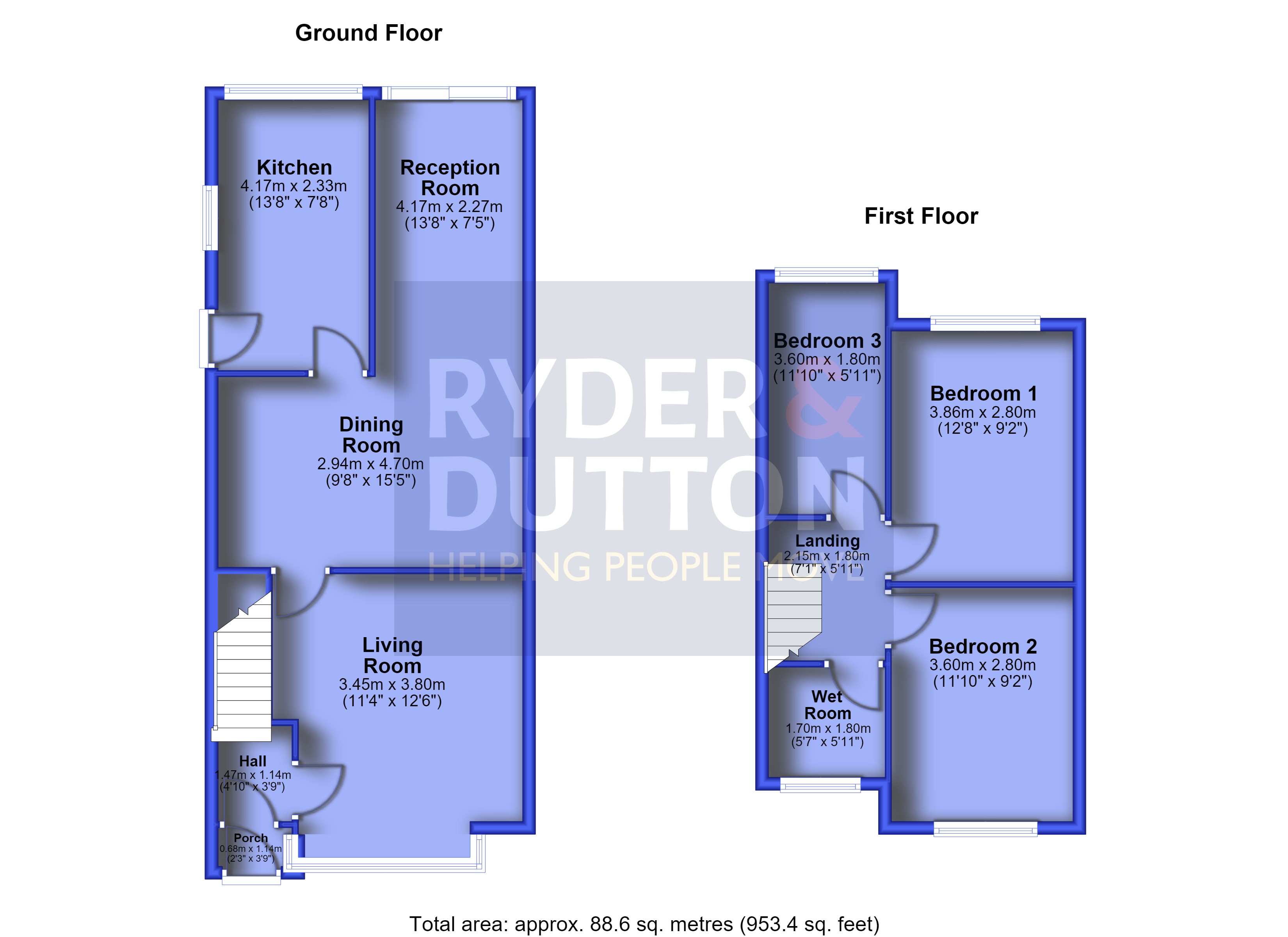21, Shirley Avenue, Oldham floorplan